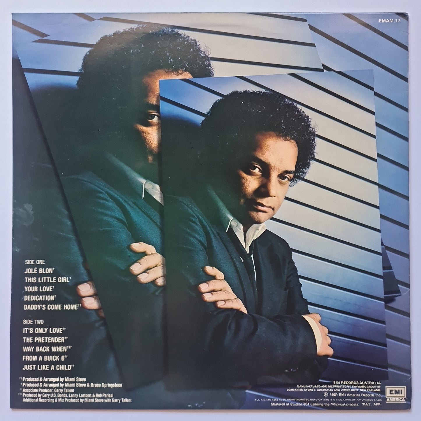 Gary U.S Bonds (Springsteen)  – Dedication - 1981 - Vinyl Record LP - Sound Hound Records