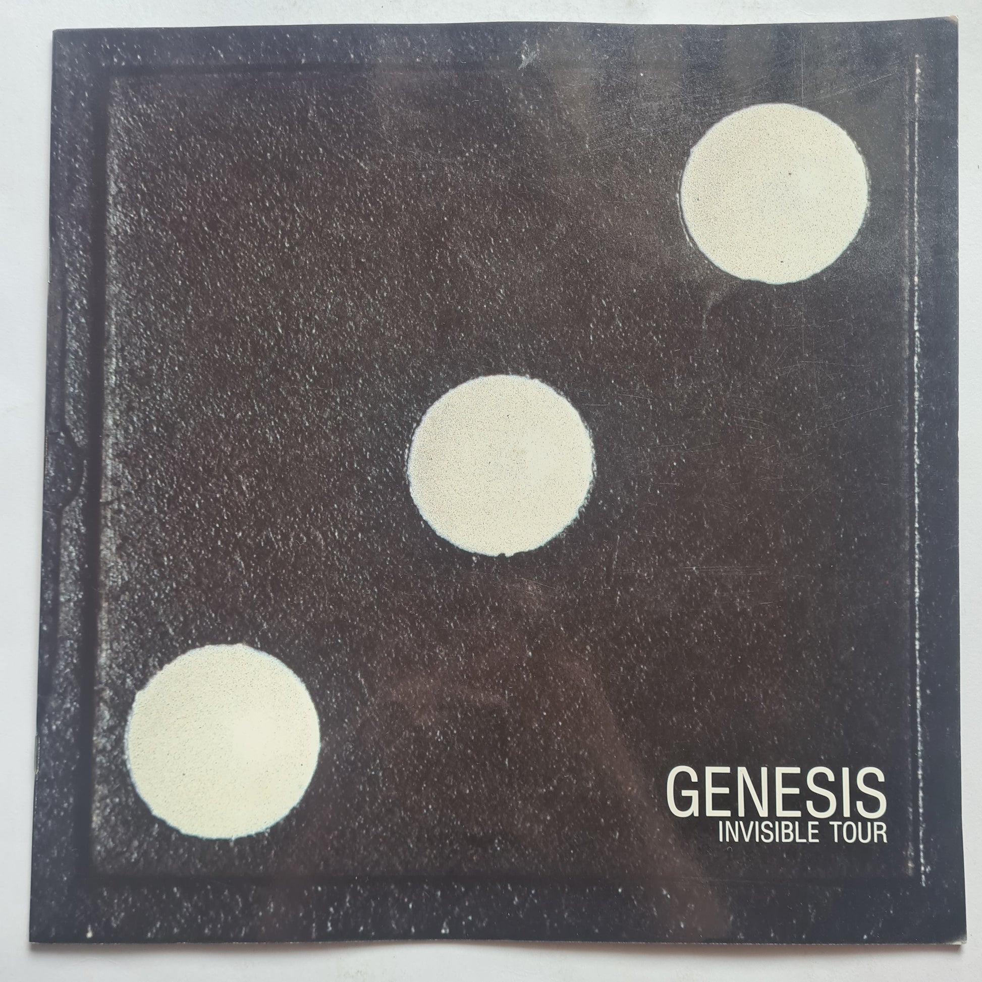 Genesis - Invisible Tour 1987 - Original Concert Tour Book/Program - Sound Hound Records