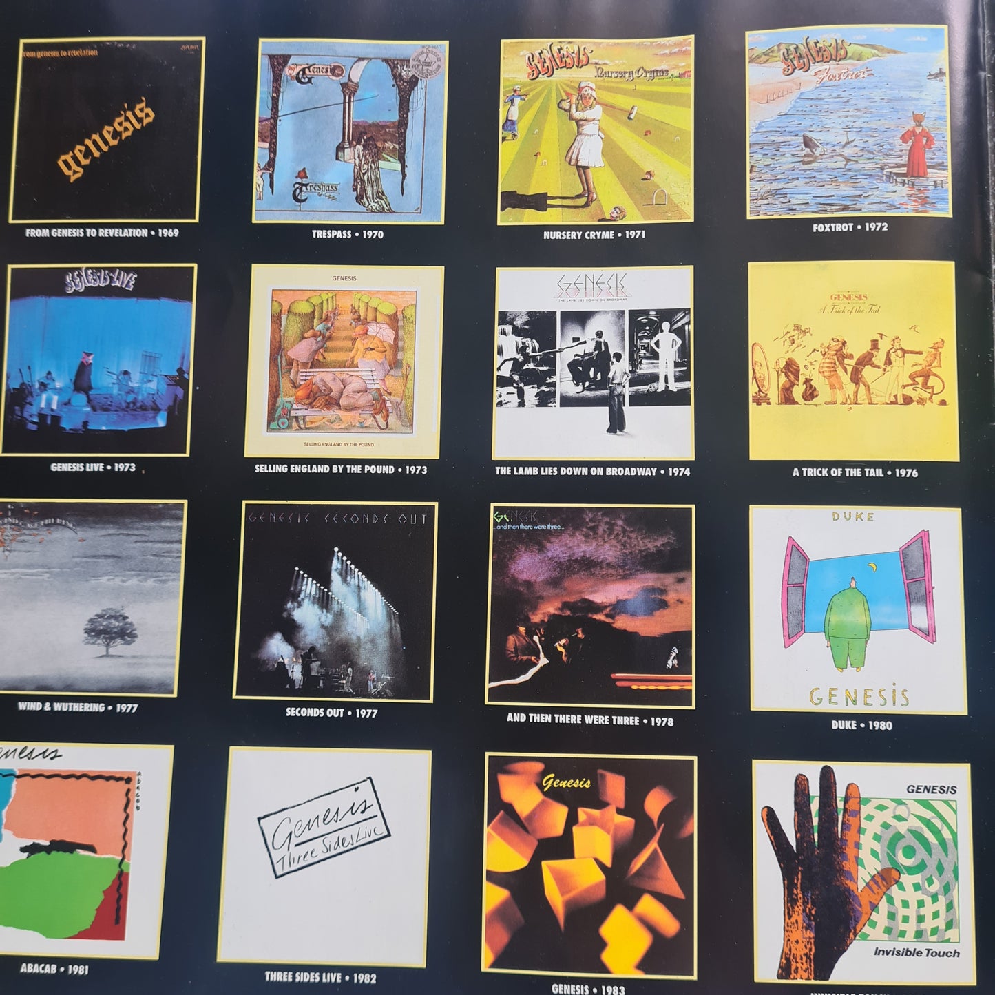 Genesis - Invisible Tour 1987 - Original Concert Tour Book/Program - Sound Hound Records