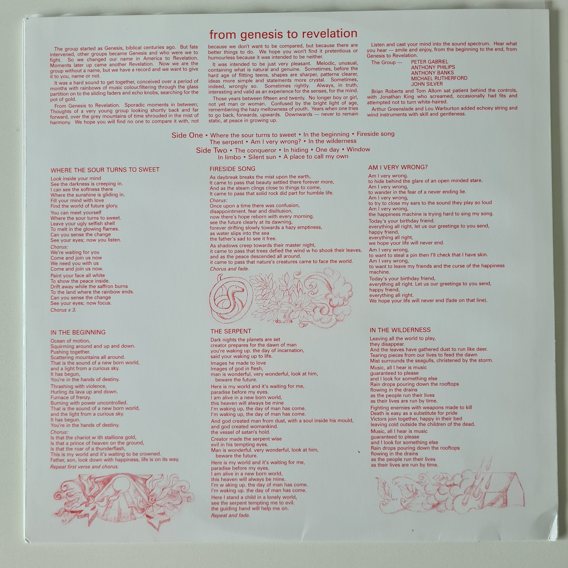 Genesis – From Genesis To Revelation - 1969 (2014 Record Store Day Limited Edition of 1500 Copies) - Vinyl Record LP - Sound Hound Records