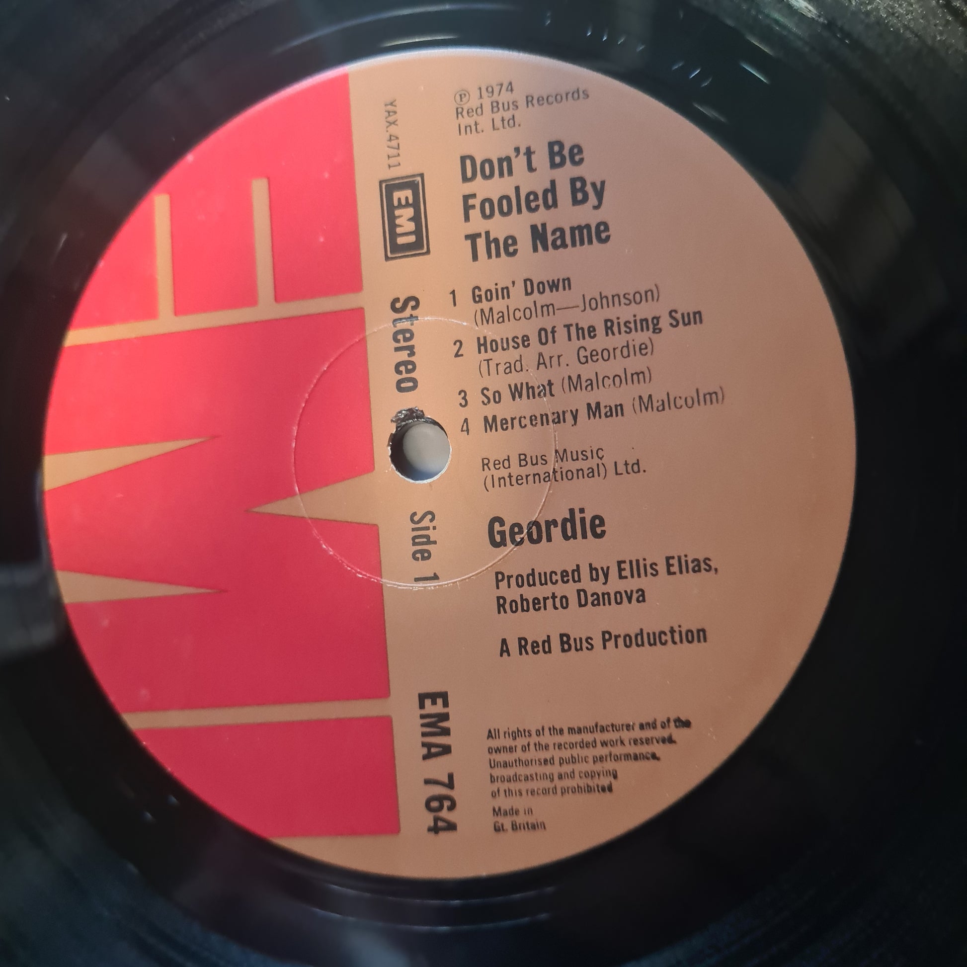Geordie (AC/DC Related- Brian Johnson) – Don't Be Fooled By The Name - 1974 - Vinyl Record LP - Sound Hound Records