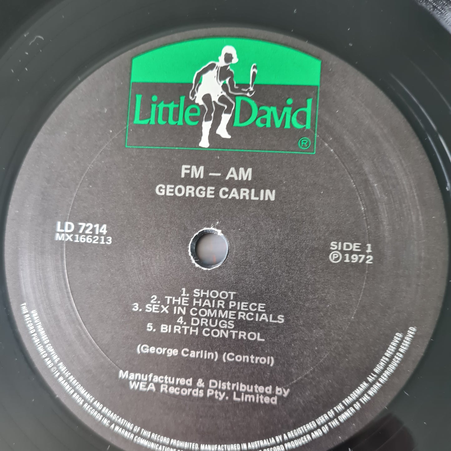 George Carlin –  FM & AM (Comedy) - 1972 - Vinyl Record LP (near mint) - Sound Hound Records