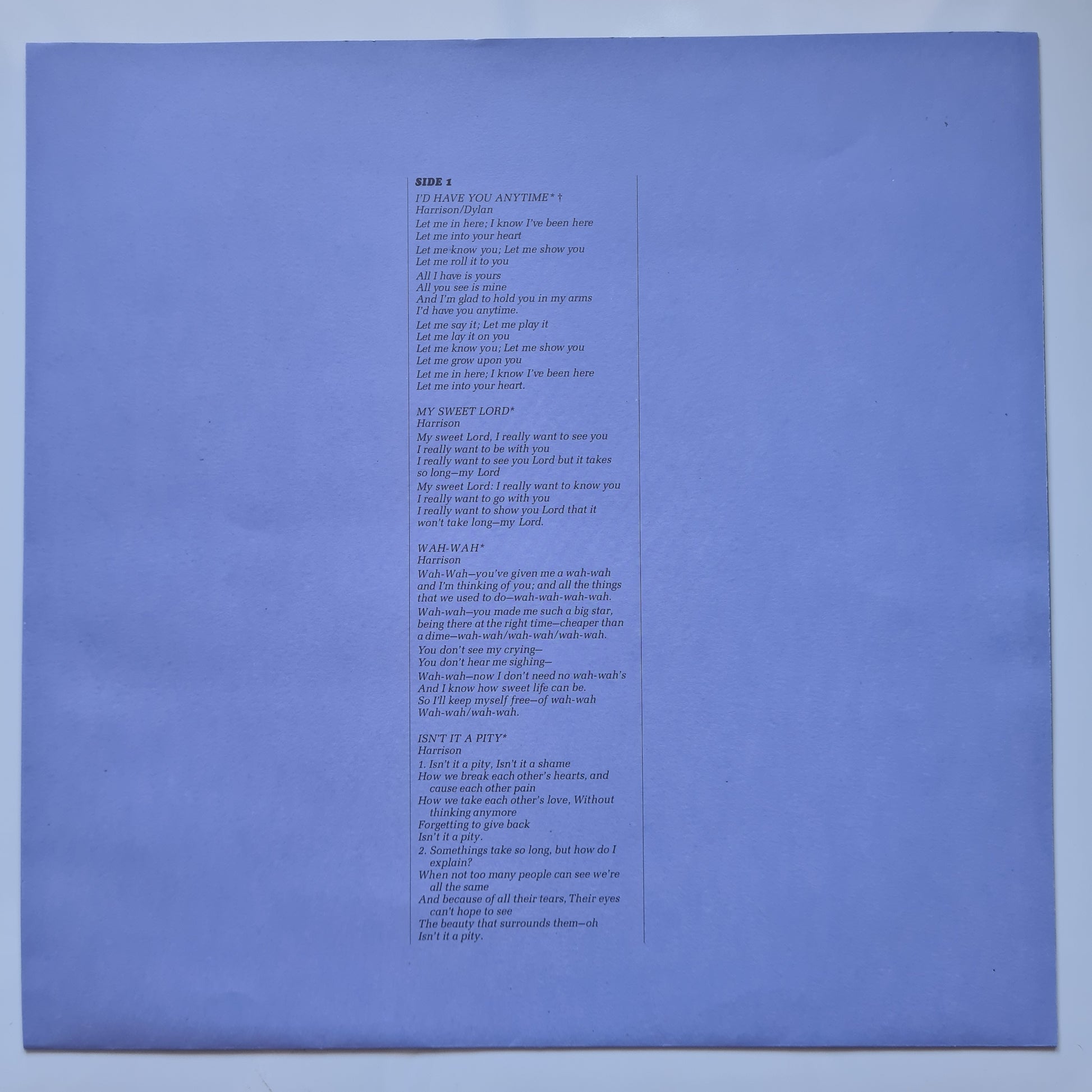 George Harrison – All Things Must Pass - 1970 (2017 European Press) - Vinyl Record 3LP Box Set *RARE* with Poster - Sound Hound Records
