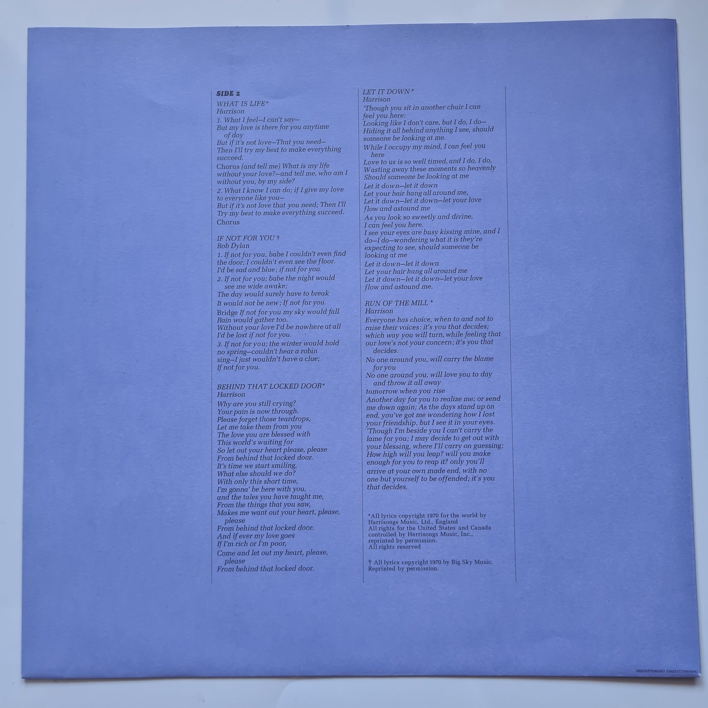 George Harrison – All Things Must Pass - 1970 (2017 European Press) - Vinyl Record 3LP Box Set *RARE* with Poster - Sound Hound Records