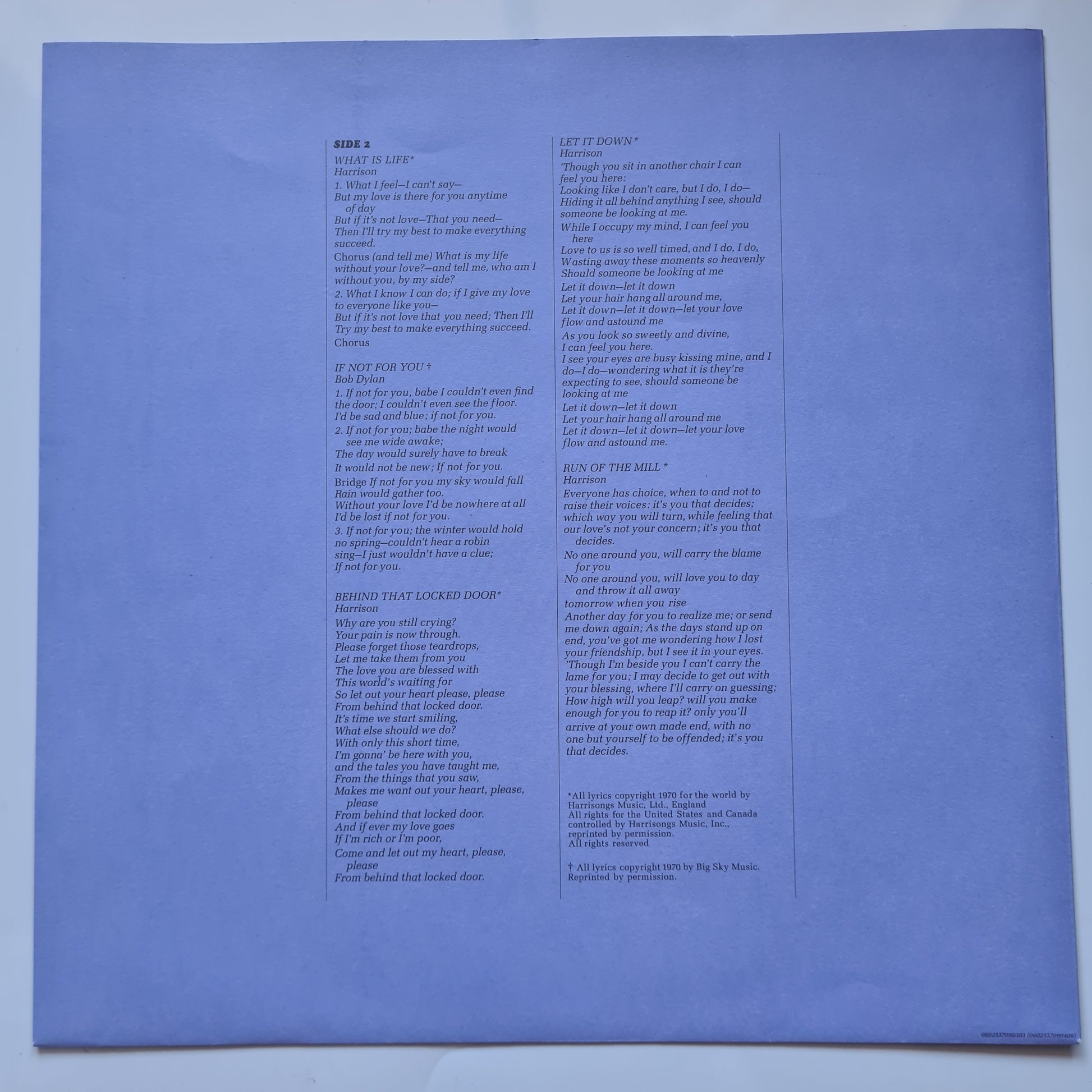 George Harrison – All Things Must Pass - 1970 (2017 European Press) - Vinyl Record 3LP Box Set *RARE* with Poster - Sound Hound Records