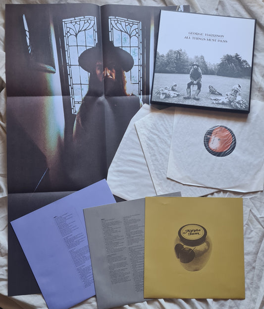 George Harrison – All Things Must Pass - 1970 (2017 European Press) - Vinyl Record 3LP Box Set *RARE* with Poster - Sound Hound Records