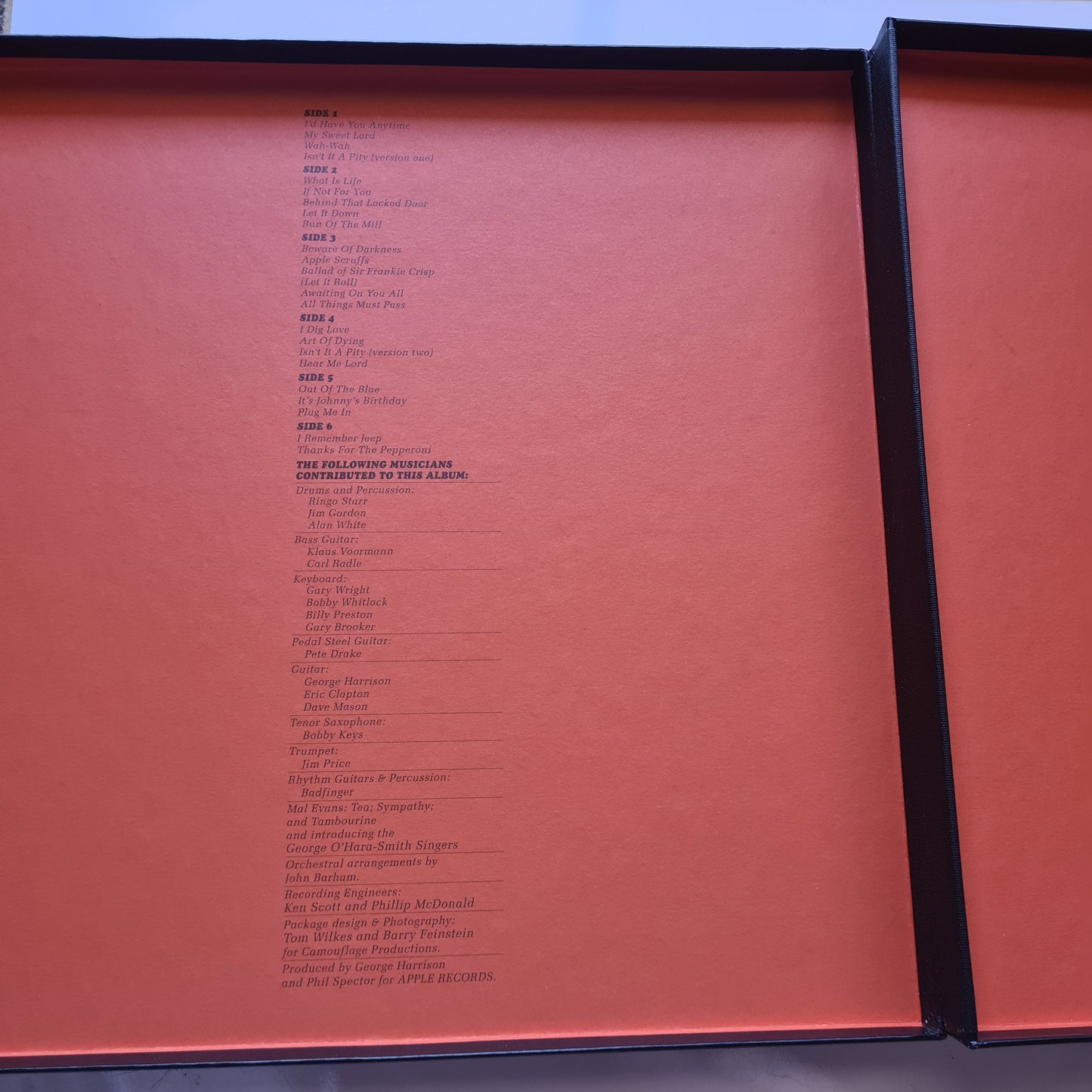 George Harrison – All Things Must Pass - 1970 (2017 European Press) - Vinyl Record 3LP Box Set *RARE* with Poster - Sound Hound Records