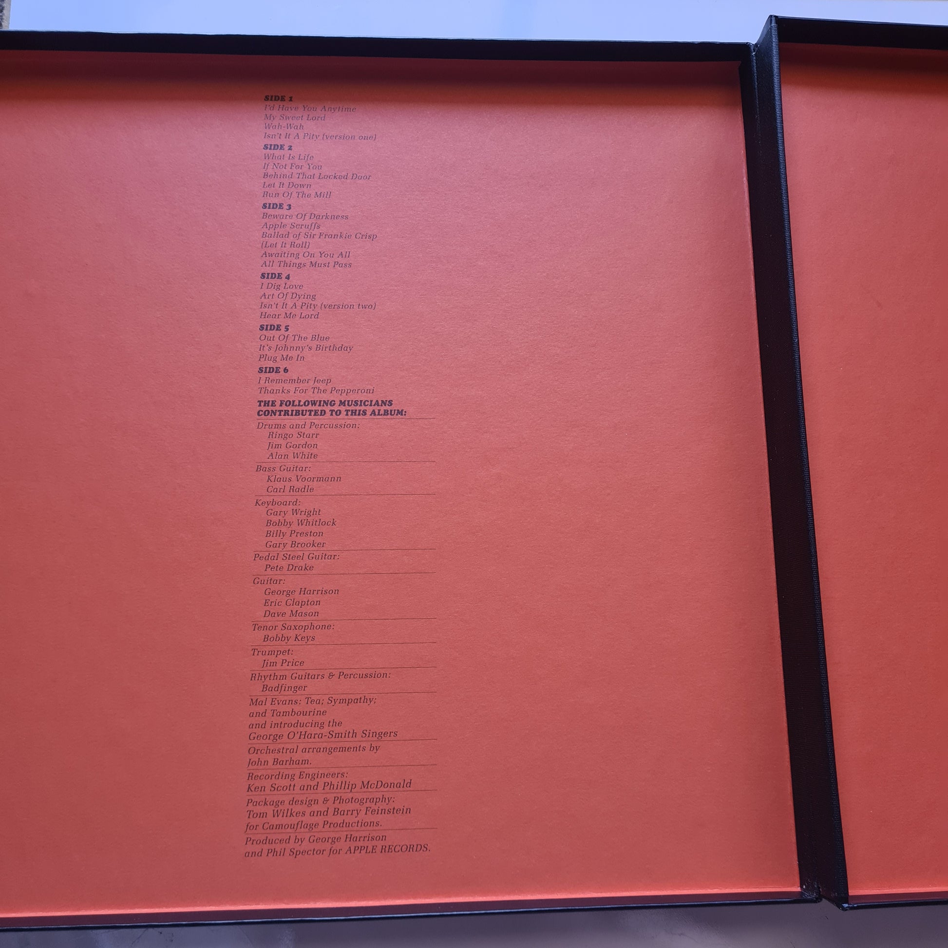 George Harrison – All Things Must Pass - 1970 (2017 European Press) - Vinyl Record 3LP Box Set *RARE* with Poster - Sound Hound Records