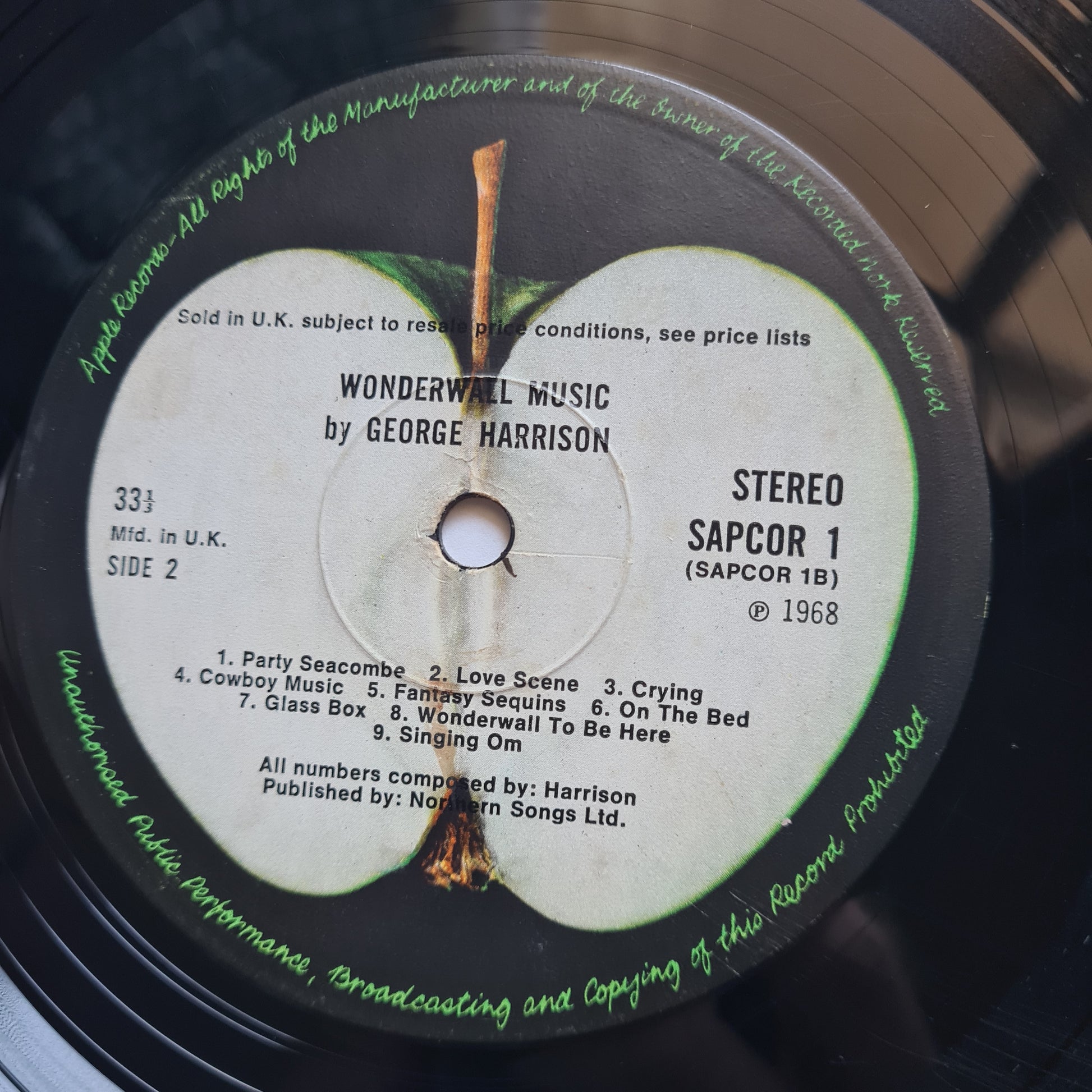 George Harrison – Wonderwall Music - 1968 - Vinyl Record LP *RARE* - Sound Hound Records