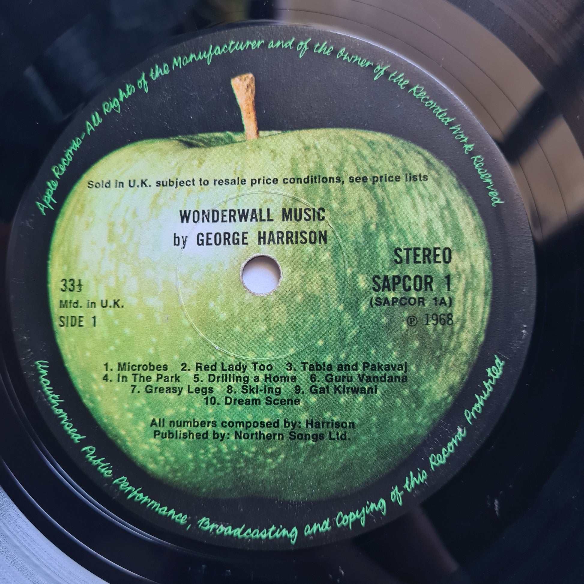 George Harrison – Wonderwall Music - 1968 - Vinyl Record LP *RARE* - Sound Hound Records