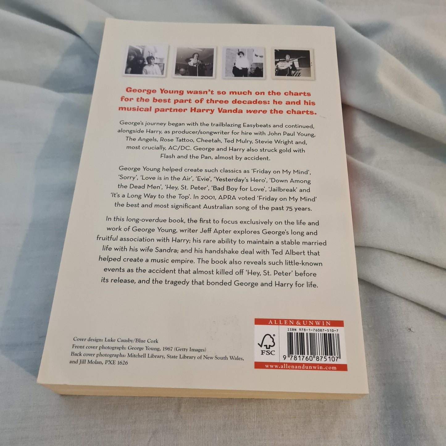 George Young (AC/DC) - Friday on My Mind: The life of George Young (2020) - Paperback Book - Sound Hound Records