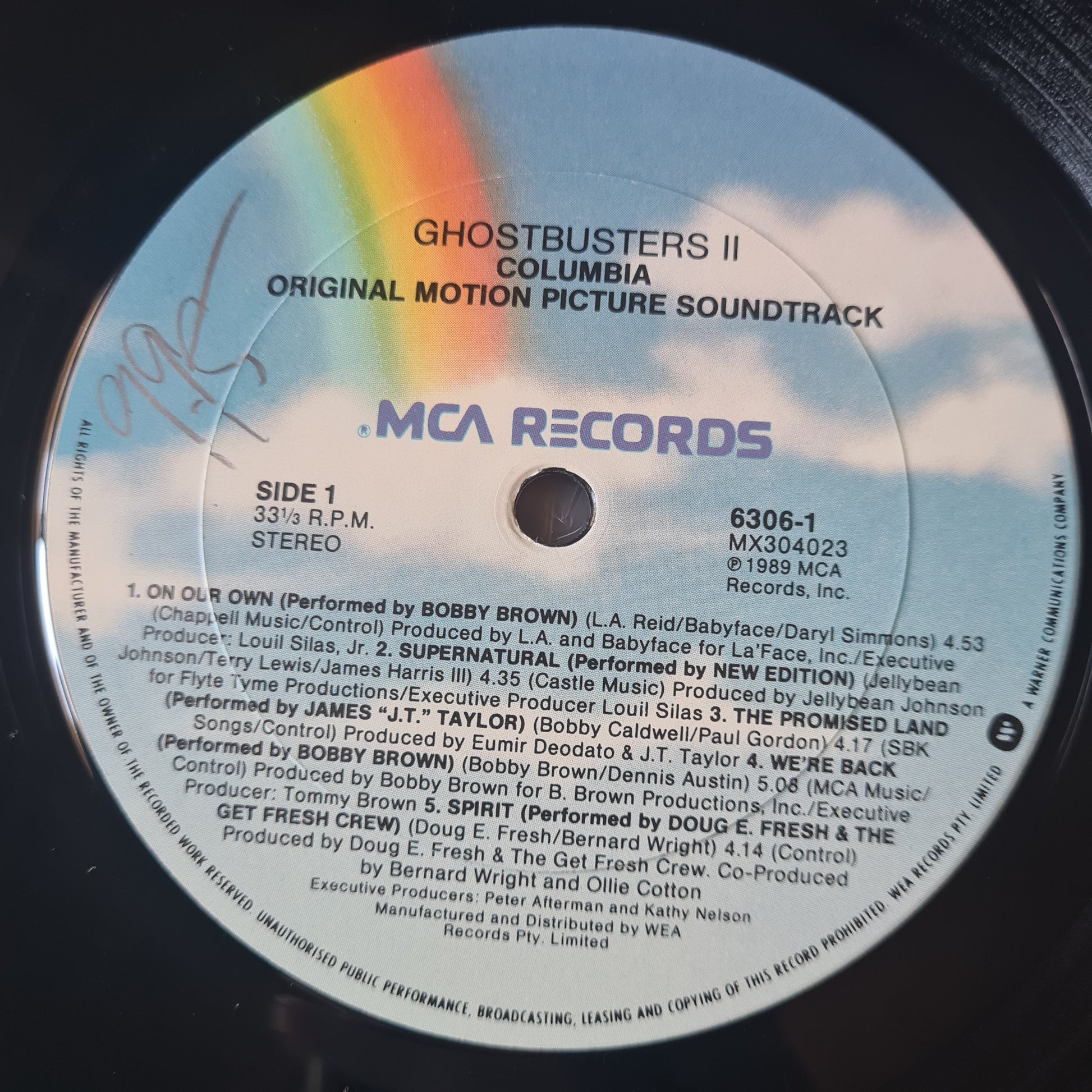 Ghostbusters II – Original Soundtrack - 1989 - Vinyl Record LP - Sound Hound Records