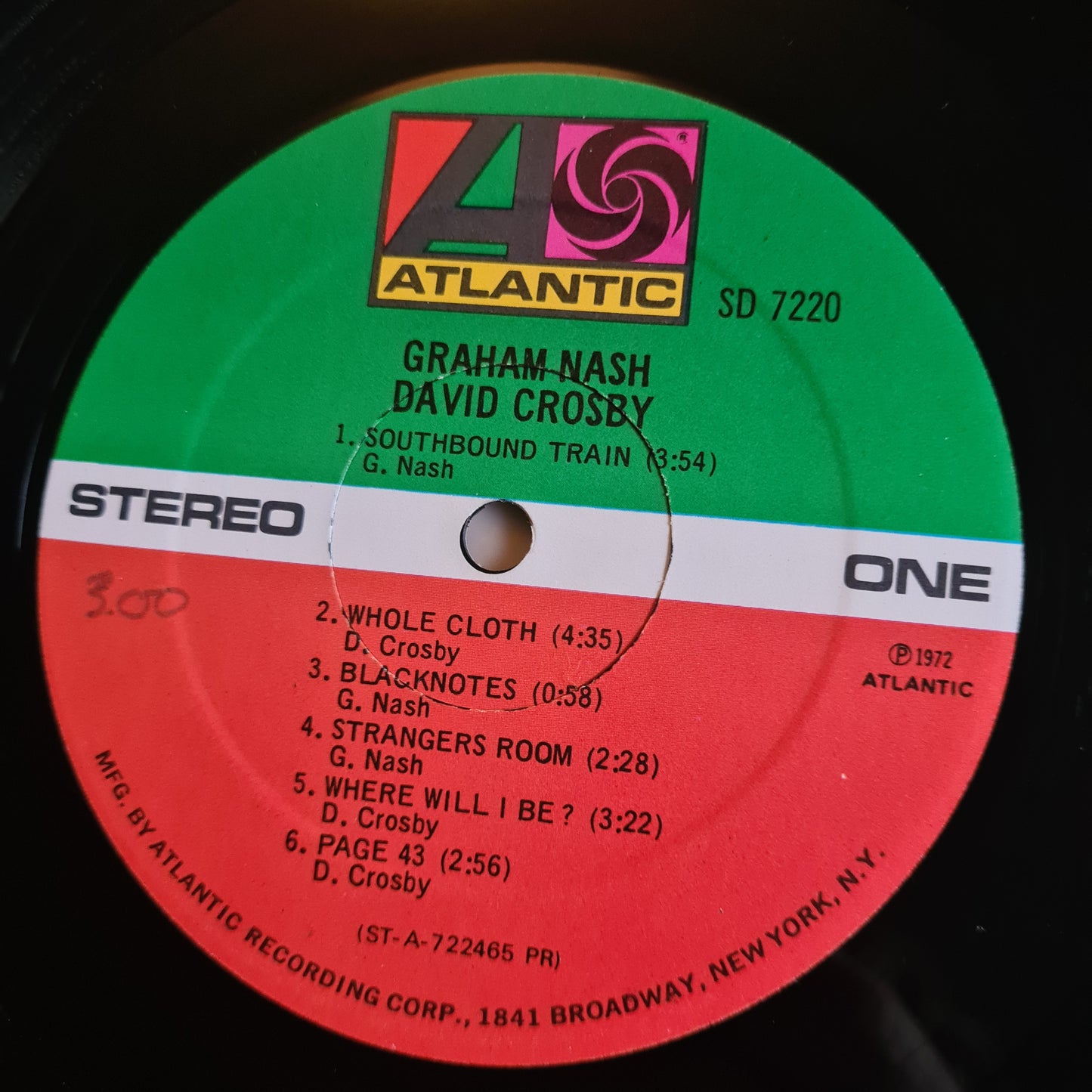 Graham Nash / David Crosby – Graham Nash / David Crosby - 1972 - Vinyl Record LP - Sound Hound Records