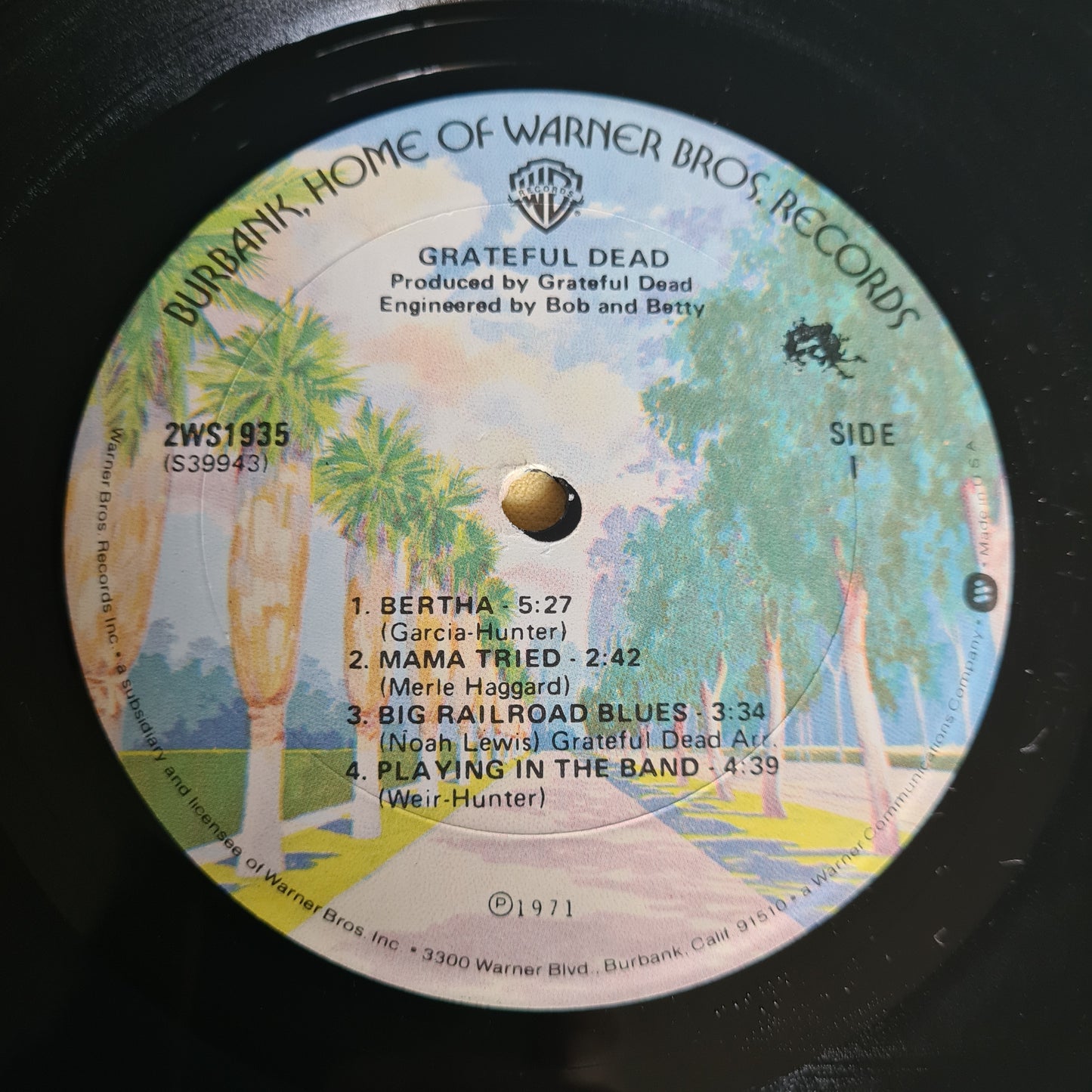 Grateful Dead – Grateful Dead (Live: Skull & Roses) - 1971 (1975 USA Goldisc pressing) - Vinyl Record 2LP - Sound Hound Records