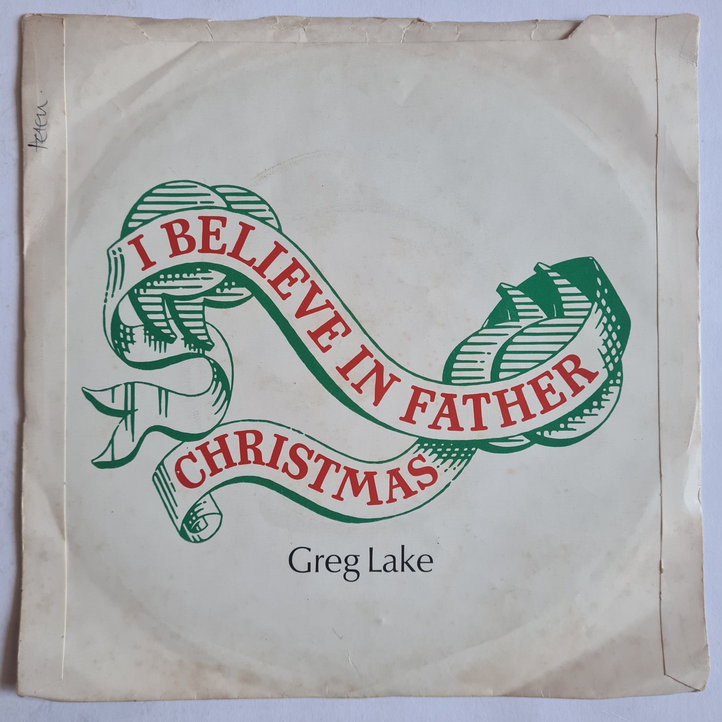 Greg Lake – I Believe In Father Christmas - 1975 - Vinyl Record 7" Single - Sound Hound Records