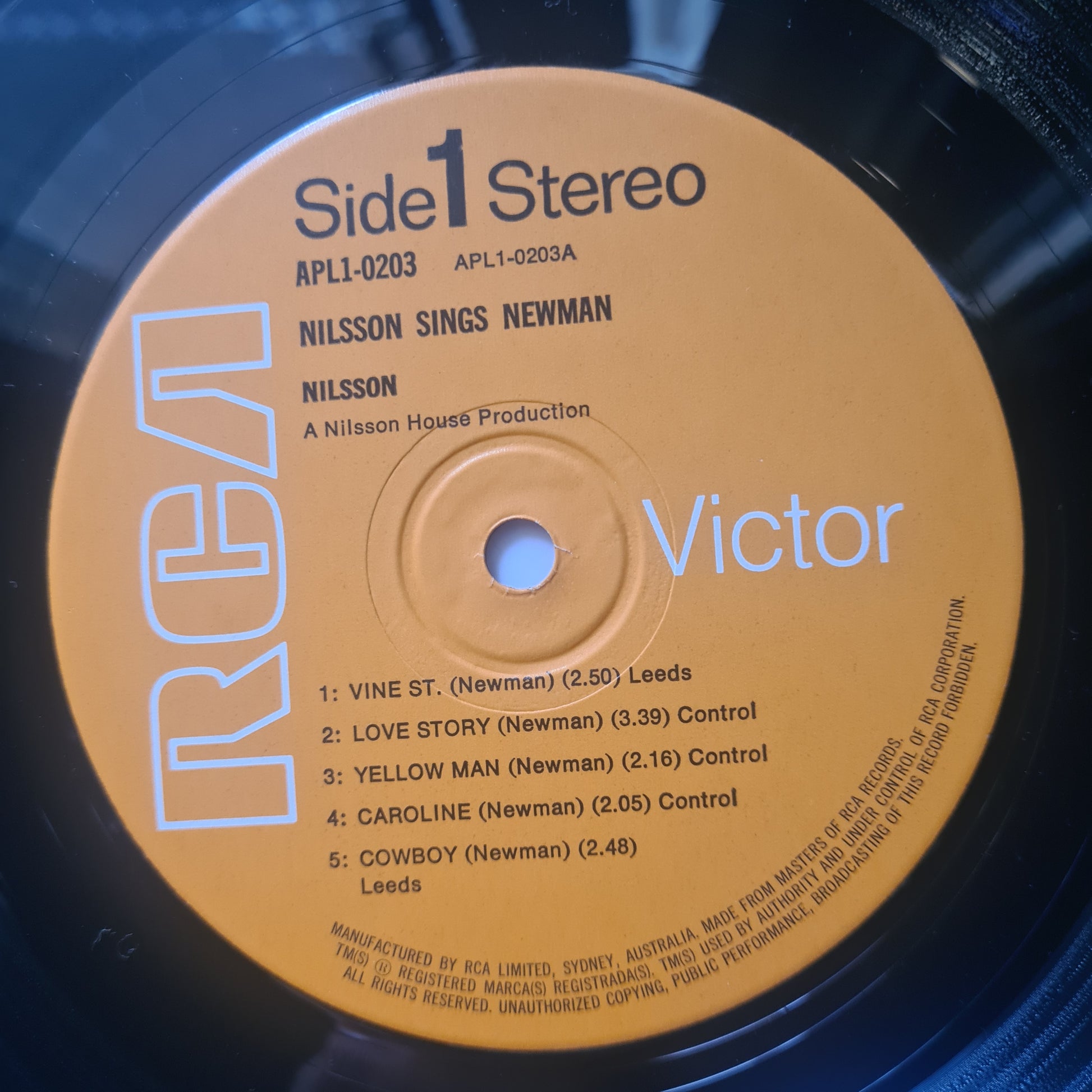 Harry Nilsson & Randy Newman – Nilsson Sings Newman - 1973 - Vinyl Record LP - Sound Hound Records