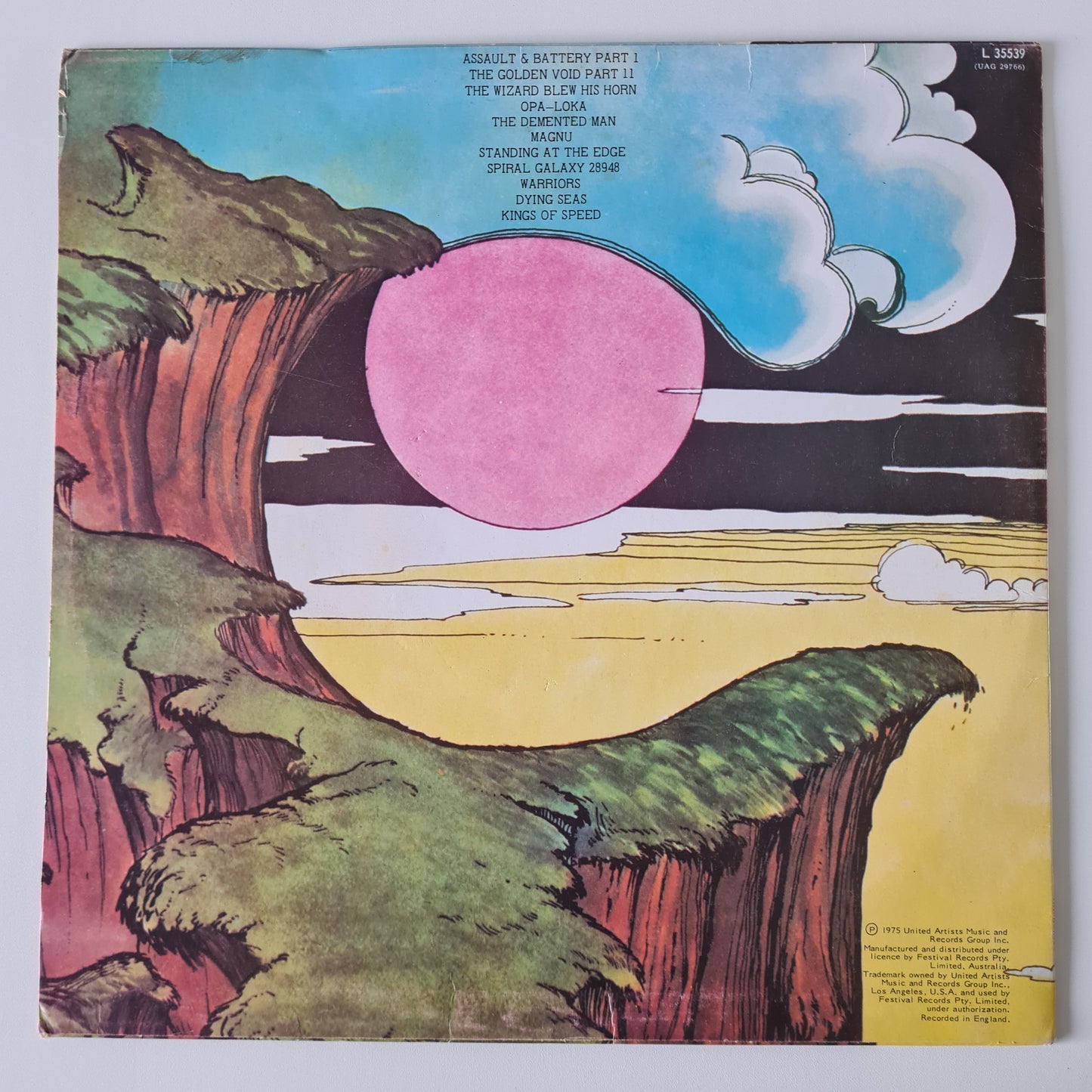 Hawkwind – Warrior On The Edge Time - 1975 - Vinyl Record LP - Sound Hound Records