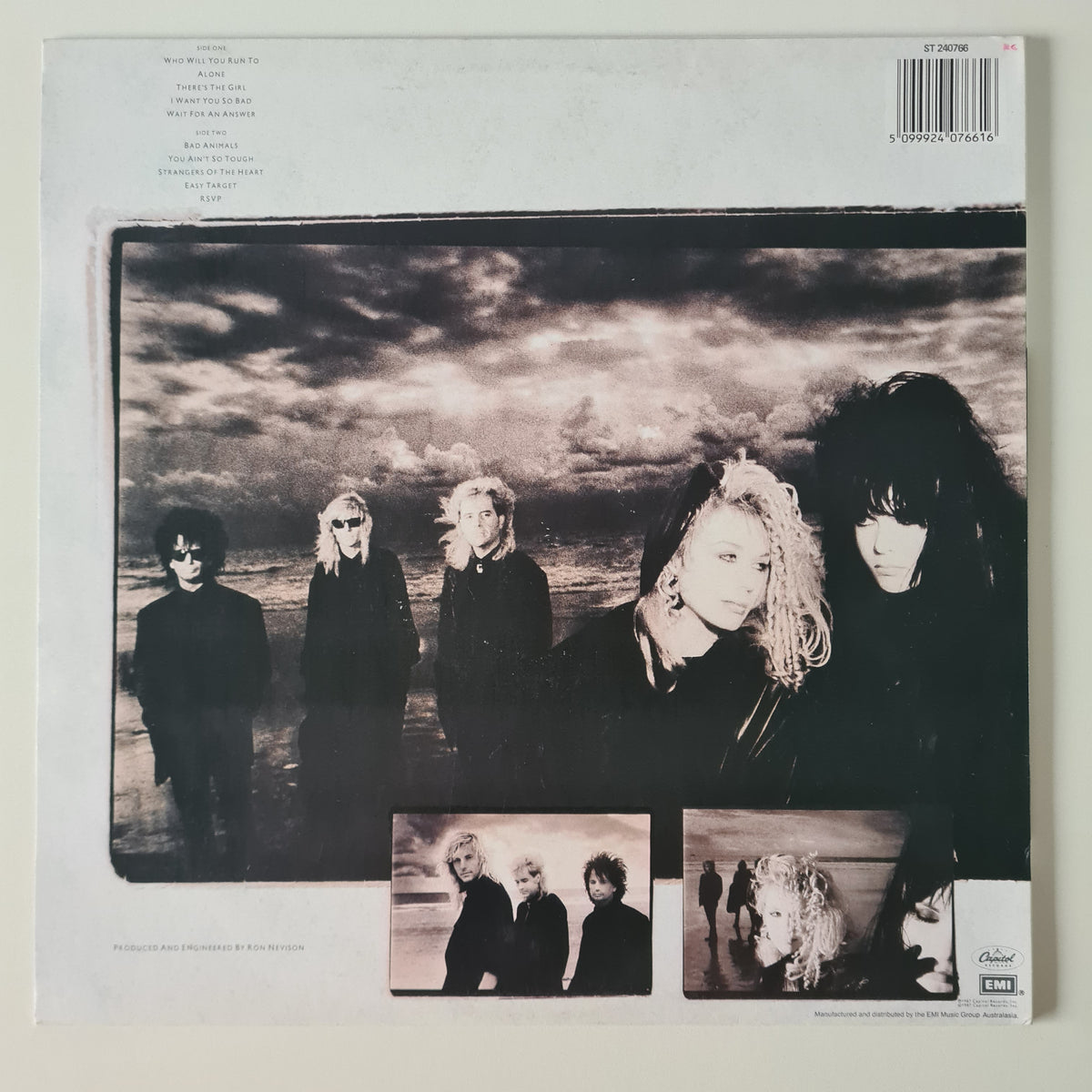 Heart – Bad Animals - 1987 - Vinyl Record LP - Sound Hound Records