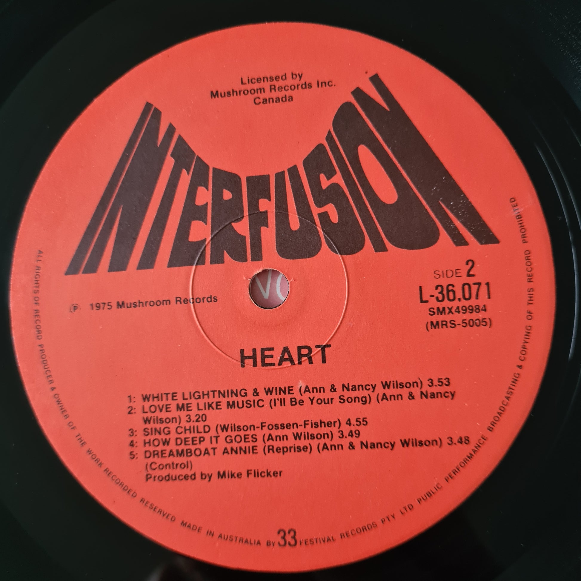 Heart – Dreamboat Annie - 1975 (1976 Australian Pressing) - Vinyl Record LP - Sound Hound Records