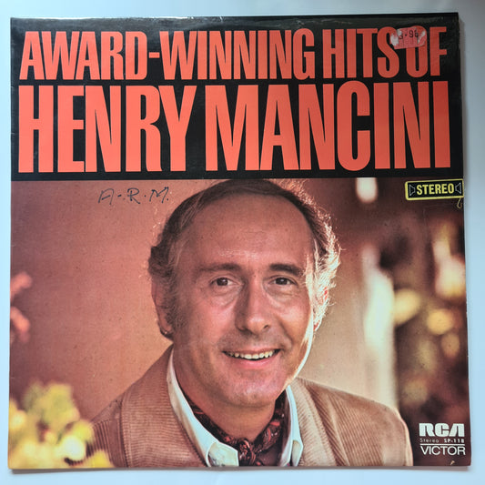 Henry Mancini – Award Winning Hits Of Henry Mancini - 1972 - Vinyl Record LP - Sound Hound Records