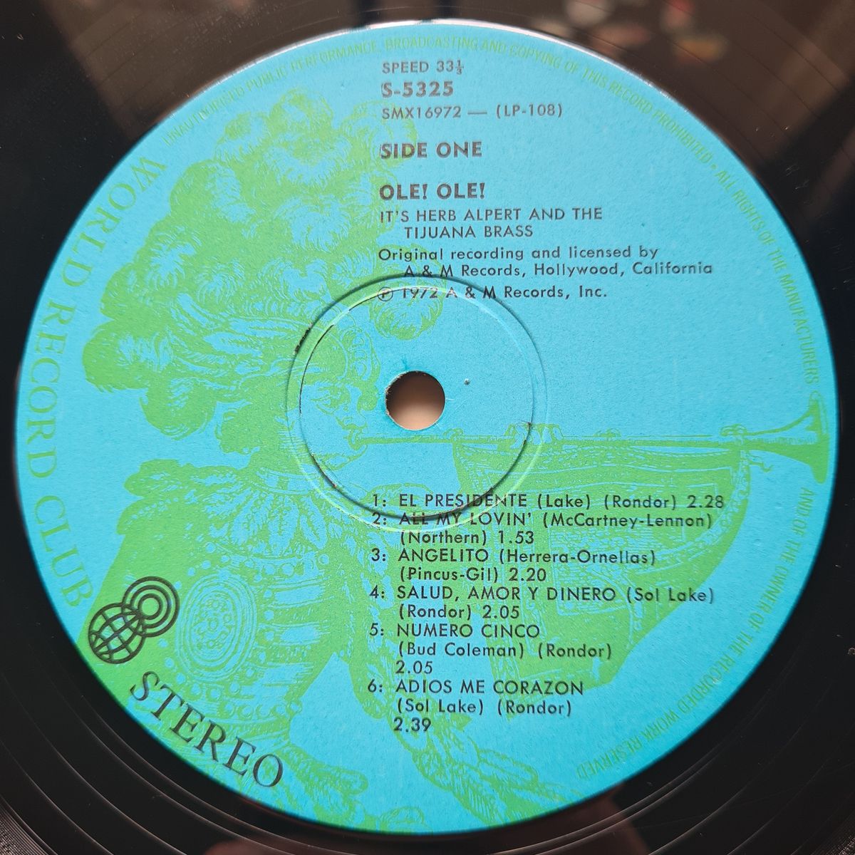 Herb Alpert & The Tijuana Brass – Ole ! Ole ! - 1966 (1973 Australian Pressing) - Vinyl Record LP