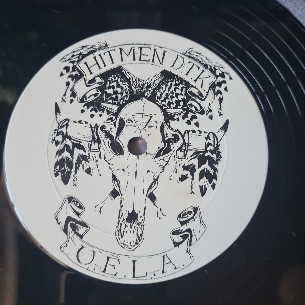 Hitmen D.T.K  – U.E.L.A. - 1990 - Vinyl Record LP - Sound Hound Records