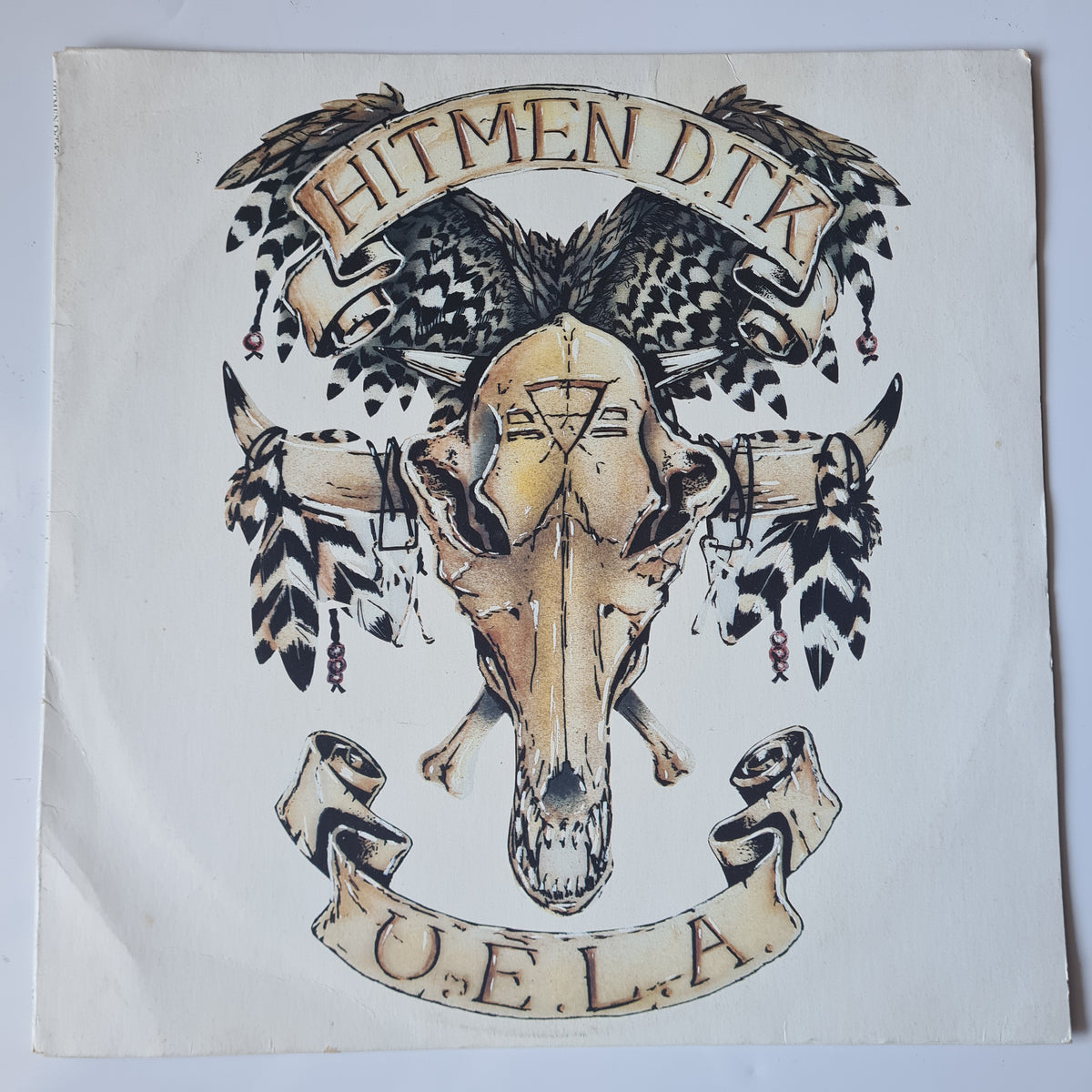 Hitmen D.T.K  – U.E.L.A. - 1990 - Vinyl Record LP - Sound Hound Records