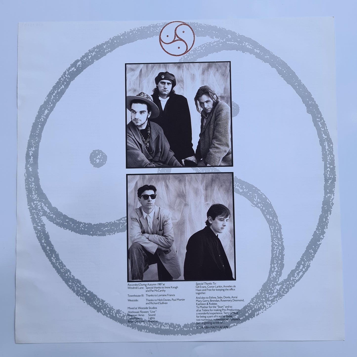 Hothouse Flowers – People - 1988 - Vinyl Record LP - Sound Hound Records