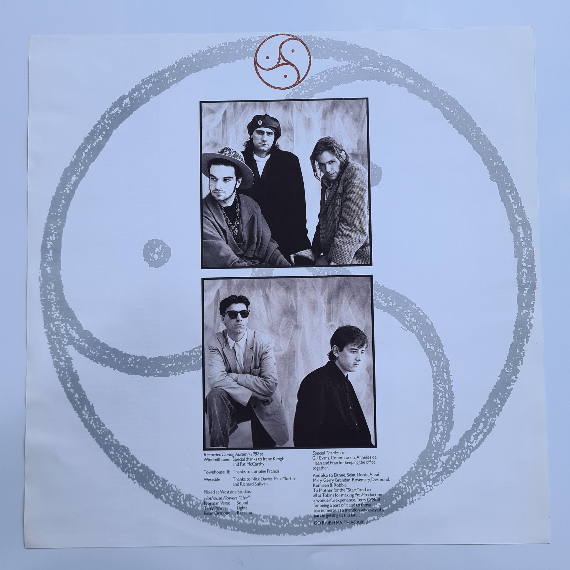 Hothouse Flowers – People - 1988 - Vinyl Record LP - Sound Hound Records