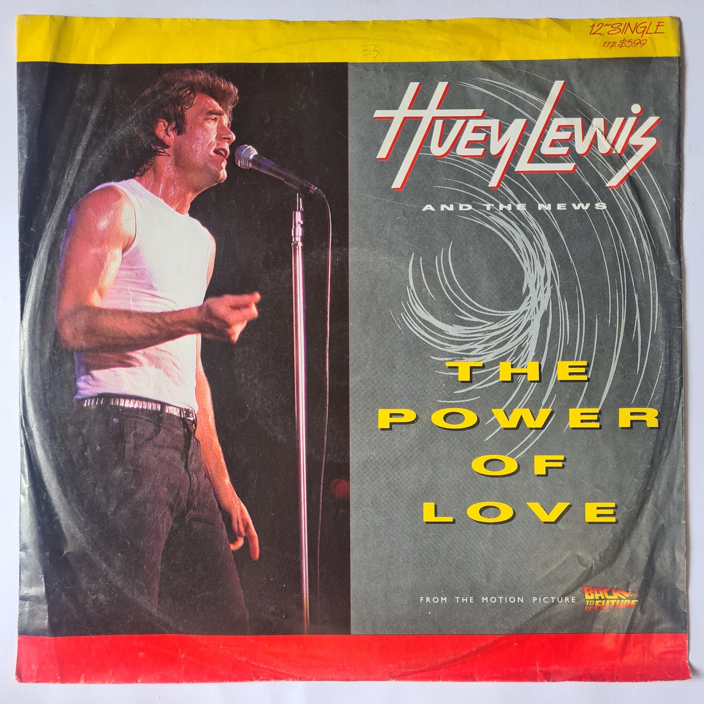 Huey Lewis & The News – The Power Of Love (Back To The Future Maxi Single) - 1985 - Vinyl Record 12" Single - Sound Hound Records