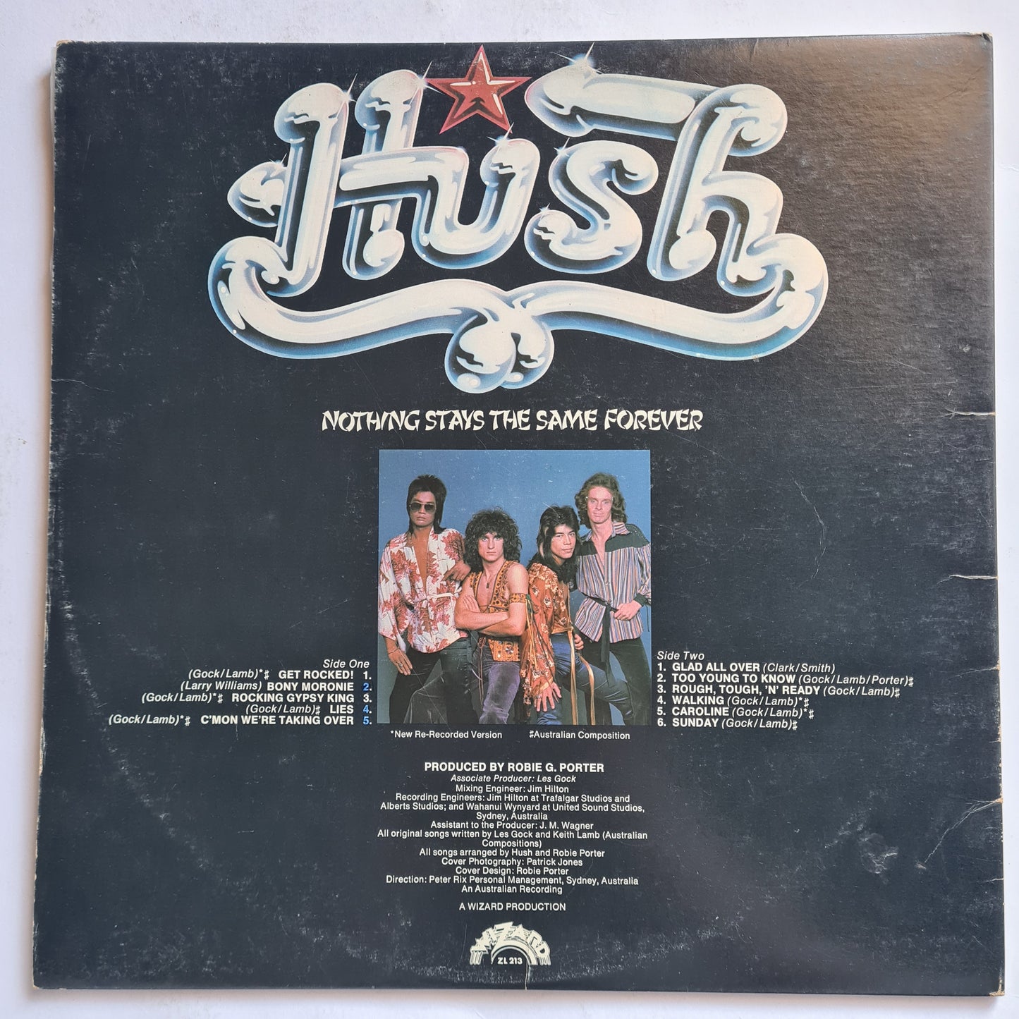 Hush – Nothing Stays The Same Forever - 1976 (Gatefold) - Vinyl Record LP - Sound Hound Records