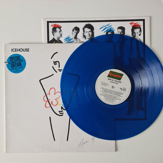 Icehouse – Man Of Colours - 1987 (Limited Edition Blue Vinyl)  - Vinyl Record LP - Sound Hound Records