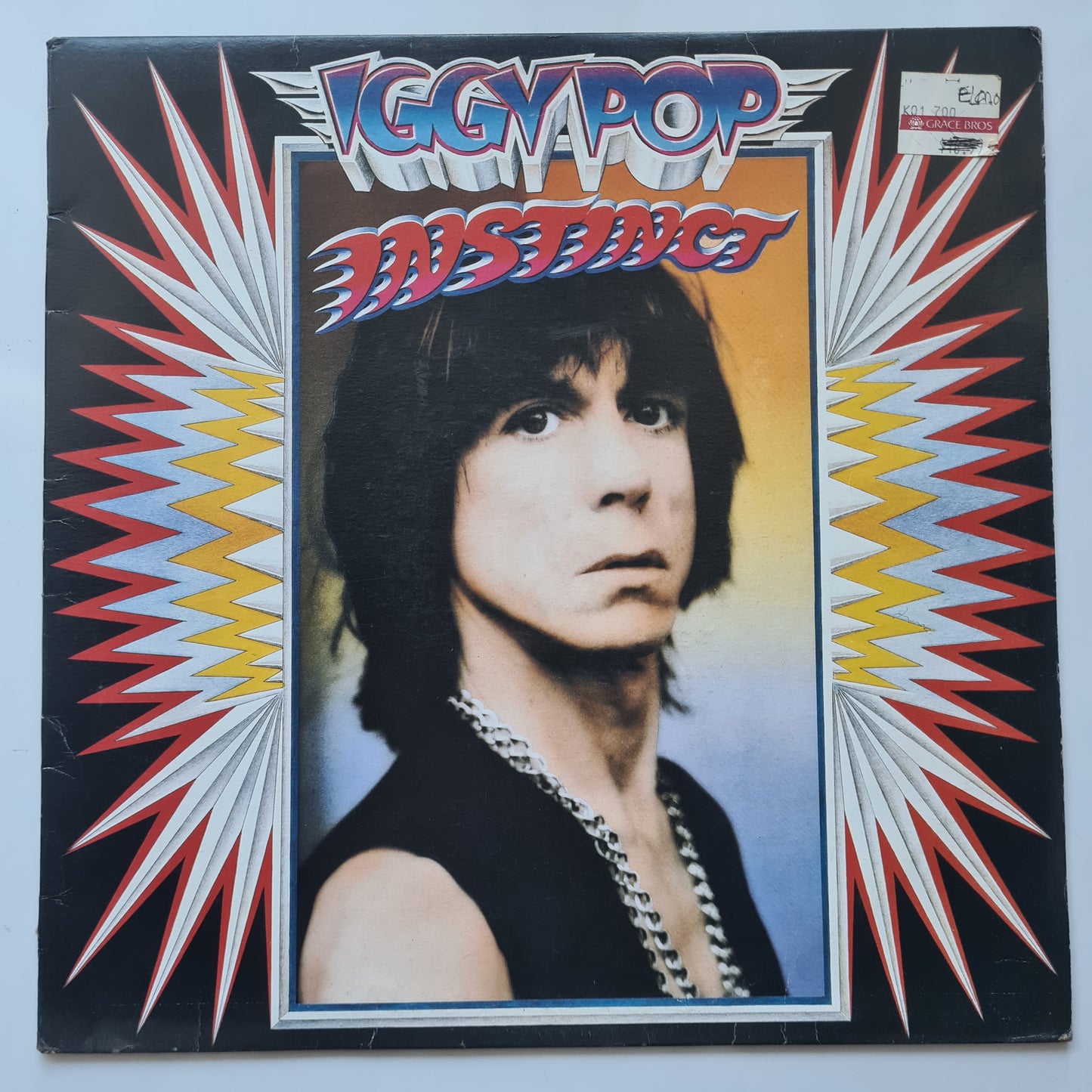 Iggy Pop – Instinct - 1988 - Vinyl Record LP - Sound Hound Records