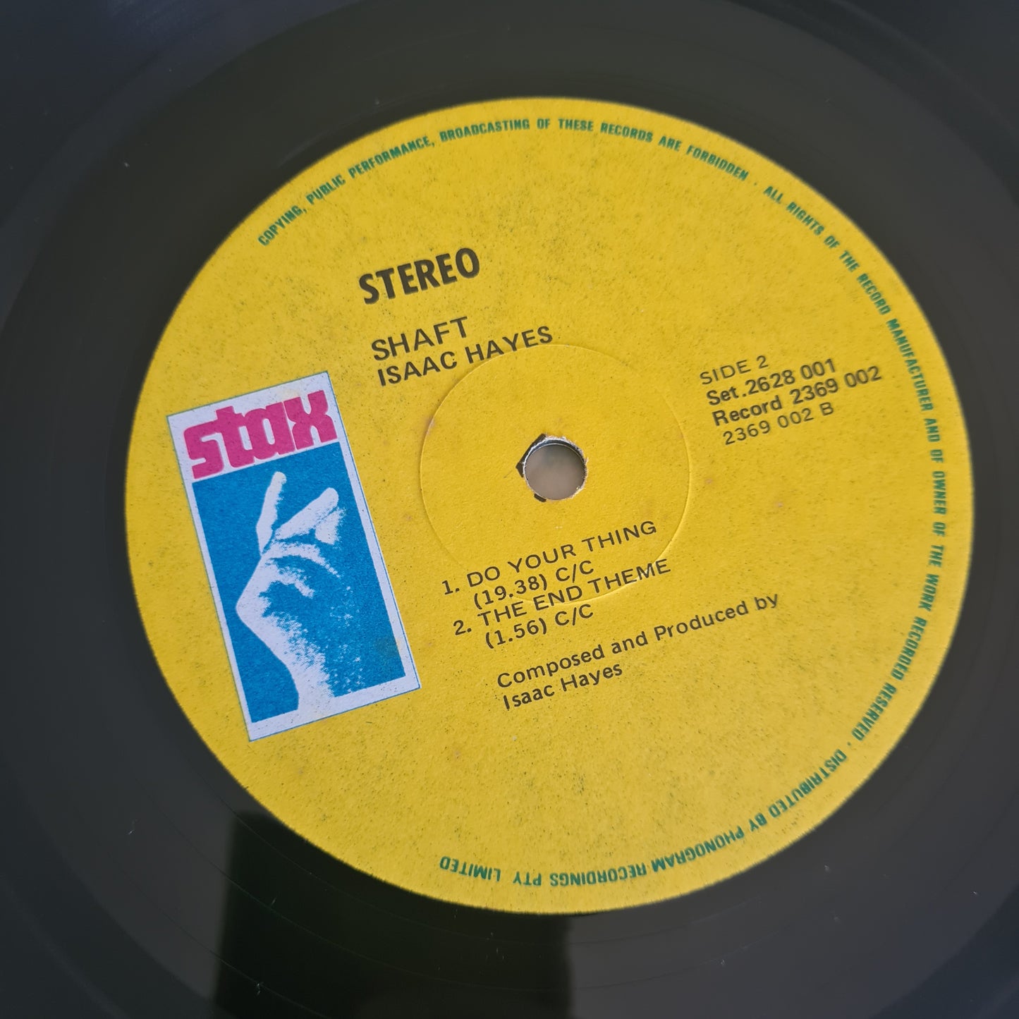 Isaac Hayes – Shaft - 1971 (Australian Pressing) - Vinyl Record 2LP Gatefold - Sound Hound Records