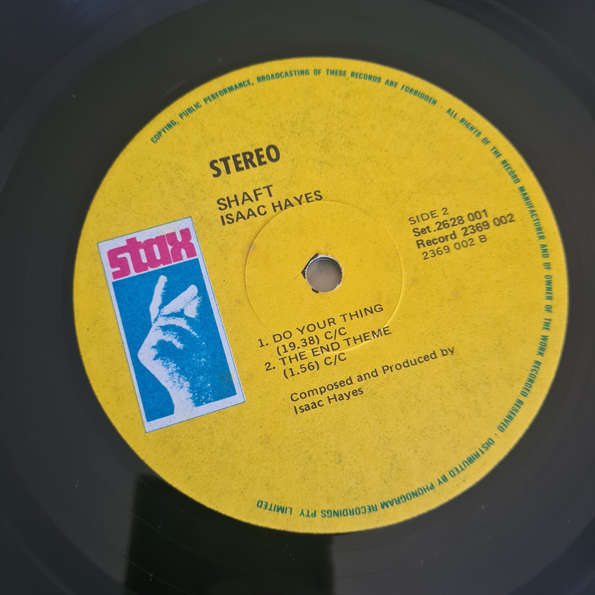 Isaac Hayes – Shaft - 1971 (Australian Pressing) - Vinyl Record 2LP Gatefold - Sound Hound Records