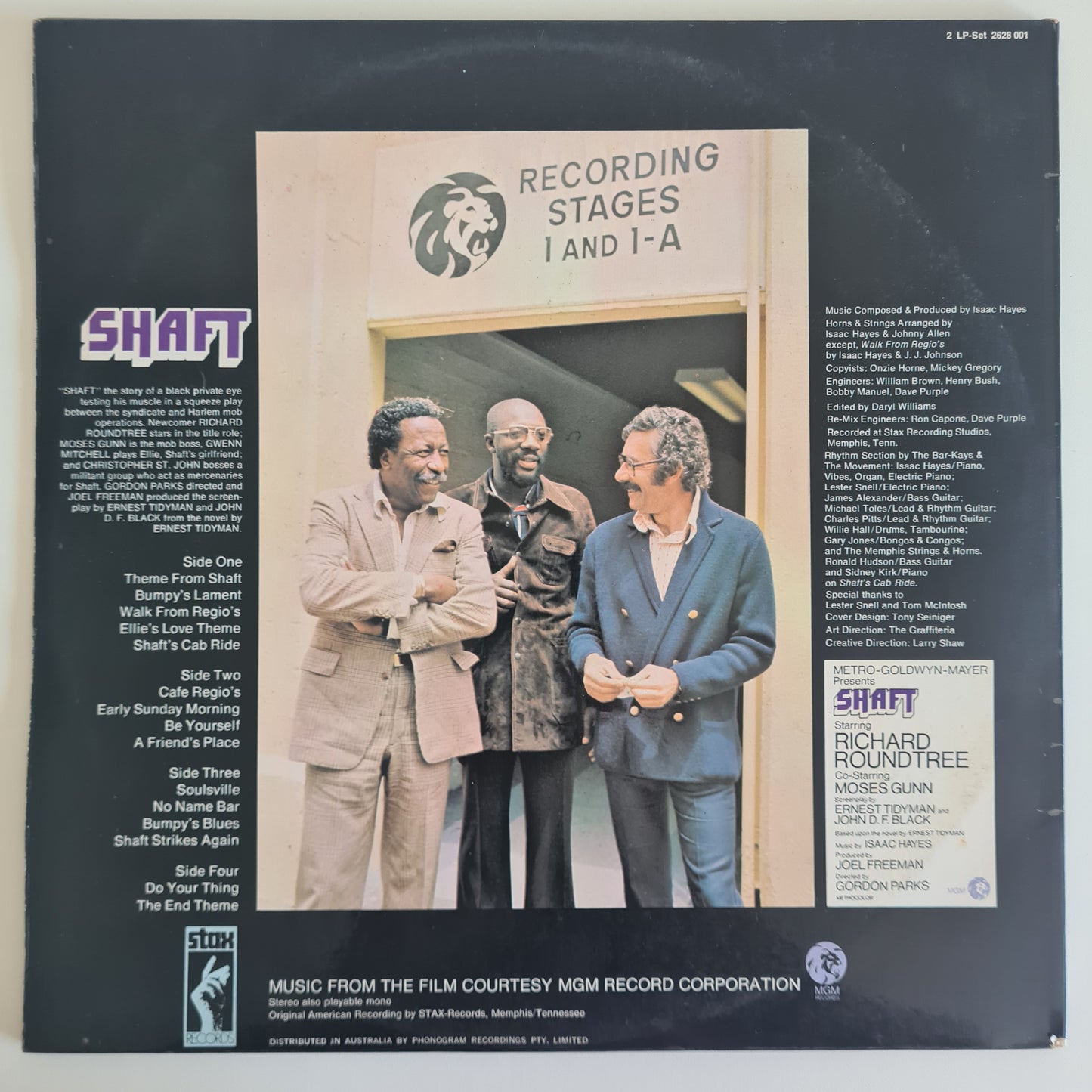 Isaac Hayes – Shaft - 1971 (Australian Pressing) - Vinyl Record 2LP Gatefold - Sound Hound Records