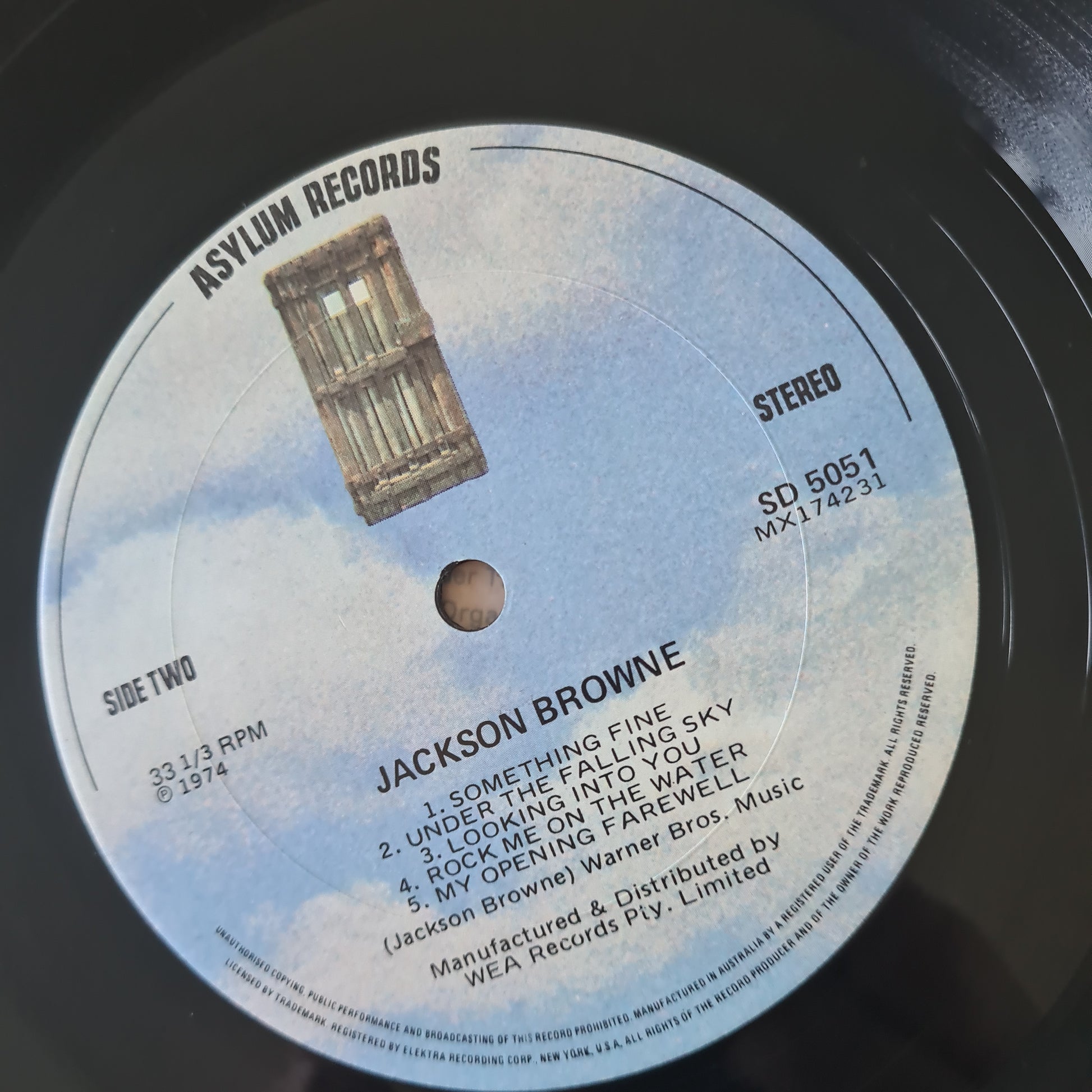 Jackson Browne – Jackson Browne: Saturate Before Using - 1972 (1974 Australian Pressing) - Vinyl Record LP - Sound Hound Records