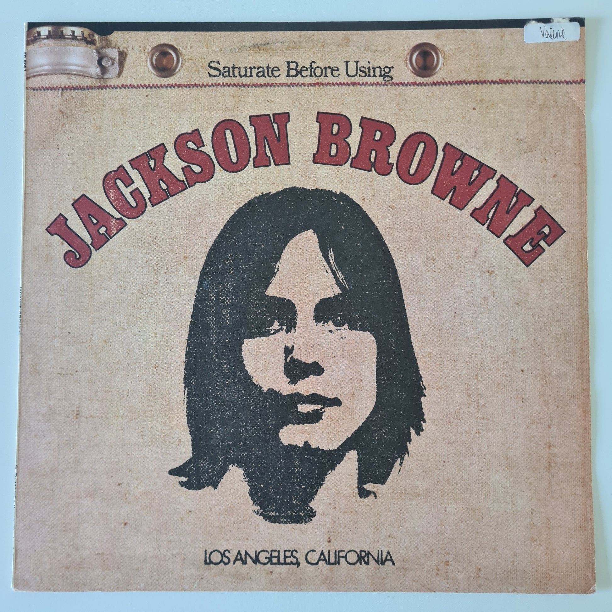 Jackson Browne – Jackson Browne: Saturate Before Using - 1972 (1974 Australian Pressing) - Vinyl Record LP - Sound Hound Records