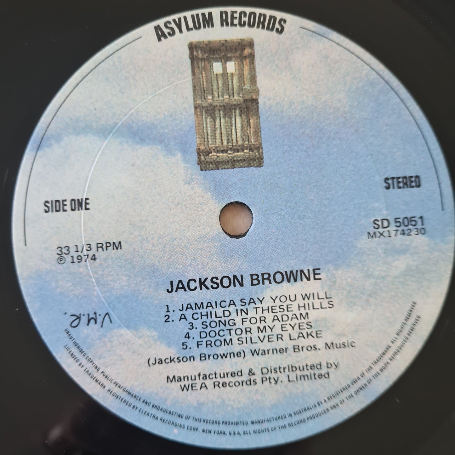 Jackson Browne – Jackson Browne: Saturate Before Using - 1972 (1974 Australian Pressing) - Vinyl Record LP - Sound Hound Records