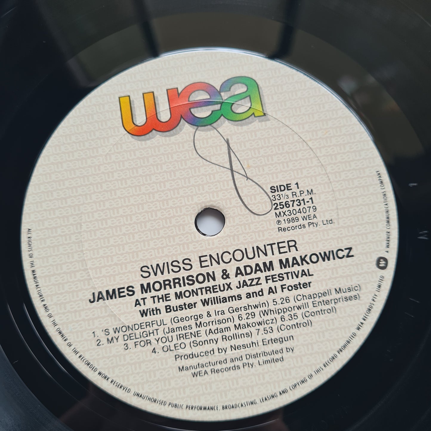 James Morrison And Adam Makowicz – Swiss Encounter: At The Montreux Jazz Festival - 1989 - Vinyl Record LP - Sound Hound Records