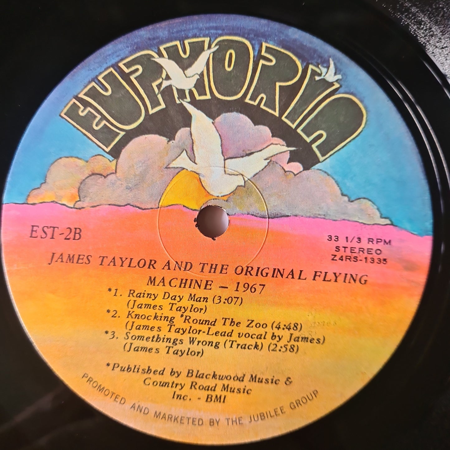 James Taylor – James Taylor & The Flying Machine - 1967 (70's Pressing) - Vinyl Record LP - Sound Hound Records