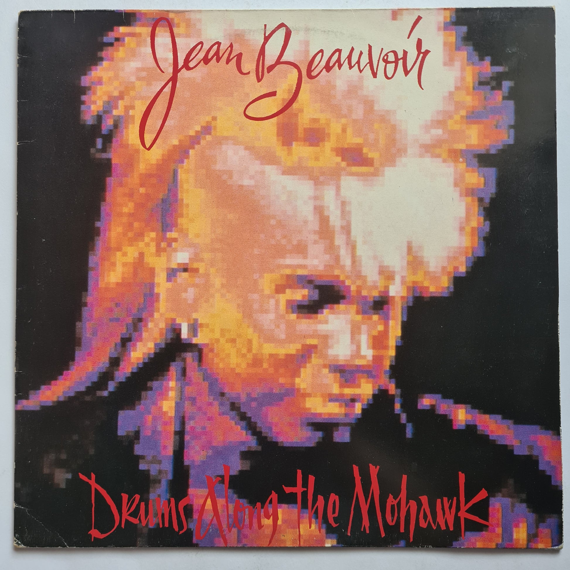 Jean Beauvoir  – Drums Along The Mohawk - 1986 - Vinyl Record LP (KISS related) - Sound Hound Records