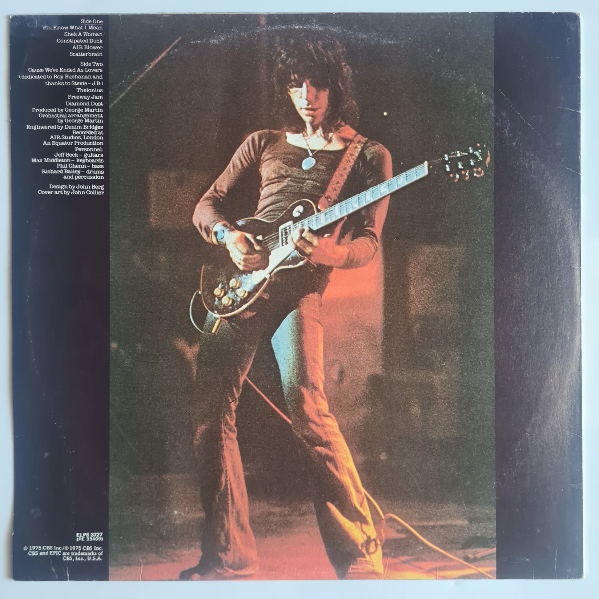 Jeff Beck – Blow By Blow - 1975 - Vinyl Record LP - Sound Hound Records
