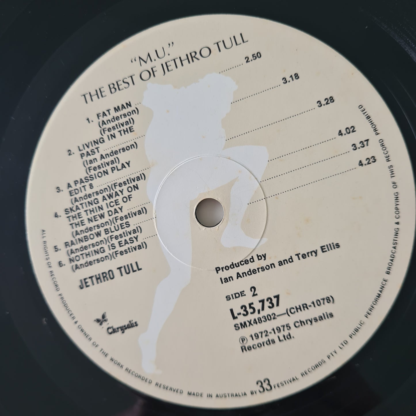 Jethro Tull – M.U. The Best Of Jethro Tull - 1976 - Vinyl Record LP - Sound Hound Records
