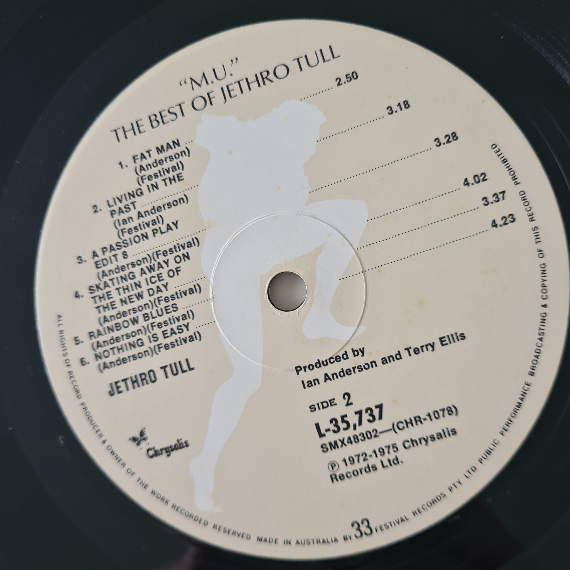 Jethro Tull – M.U. The Best Of Jethro Tull - 1976 - Vinyl Record LP - Sound Hound Records