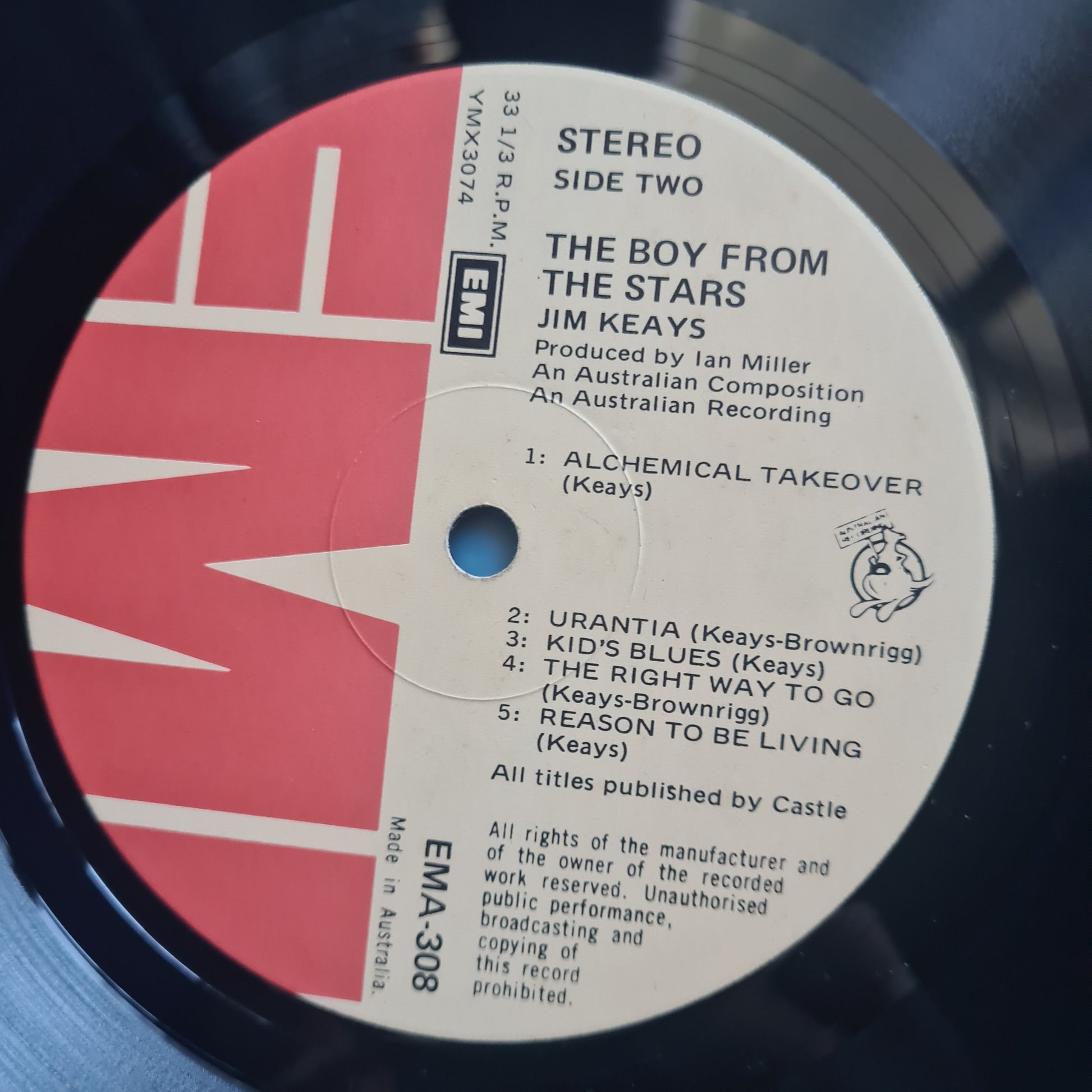 Jim Keays (Masters Apprentices) – The Boy From The Stars - 1974 - Vinyl Record LP (Gatefold) - Sound Hound Records
