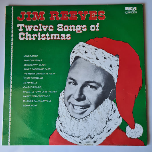 Jim Reeves ‎– Twelve Songs Of Christmas - 1963 (70's New Zealand Pressing) - Vinyl Record LP - Sound Hound Records