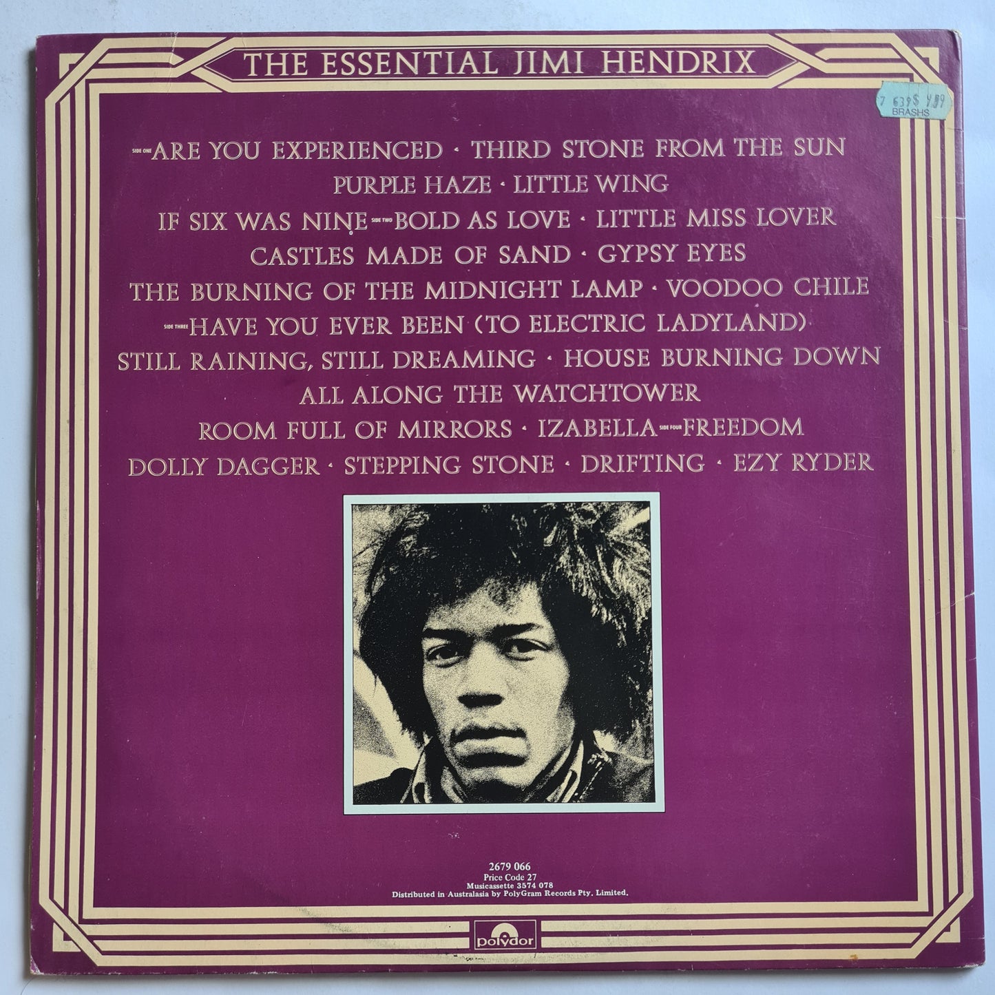 Jimi Hendrix – The Essential Jimi Hendrix - 1979 - Vinyl Record 2LP - Sound Hound Records