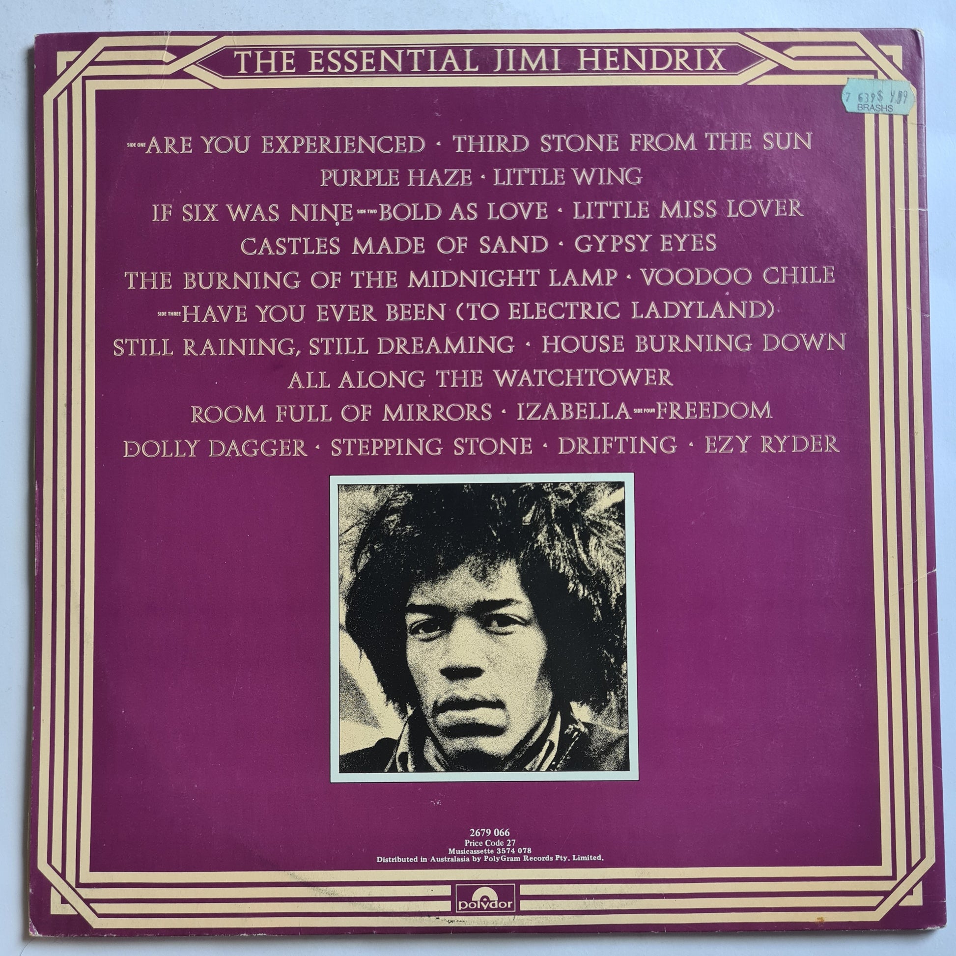 Jimi Hendrix – The Essential Jimi Hendrix - 1979 - Vinyl Record 2LP - Sound Hound Records