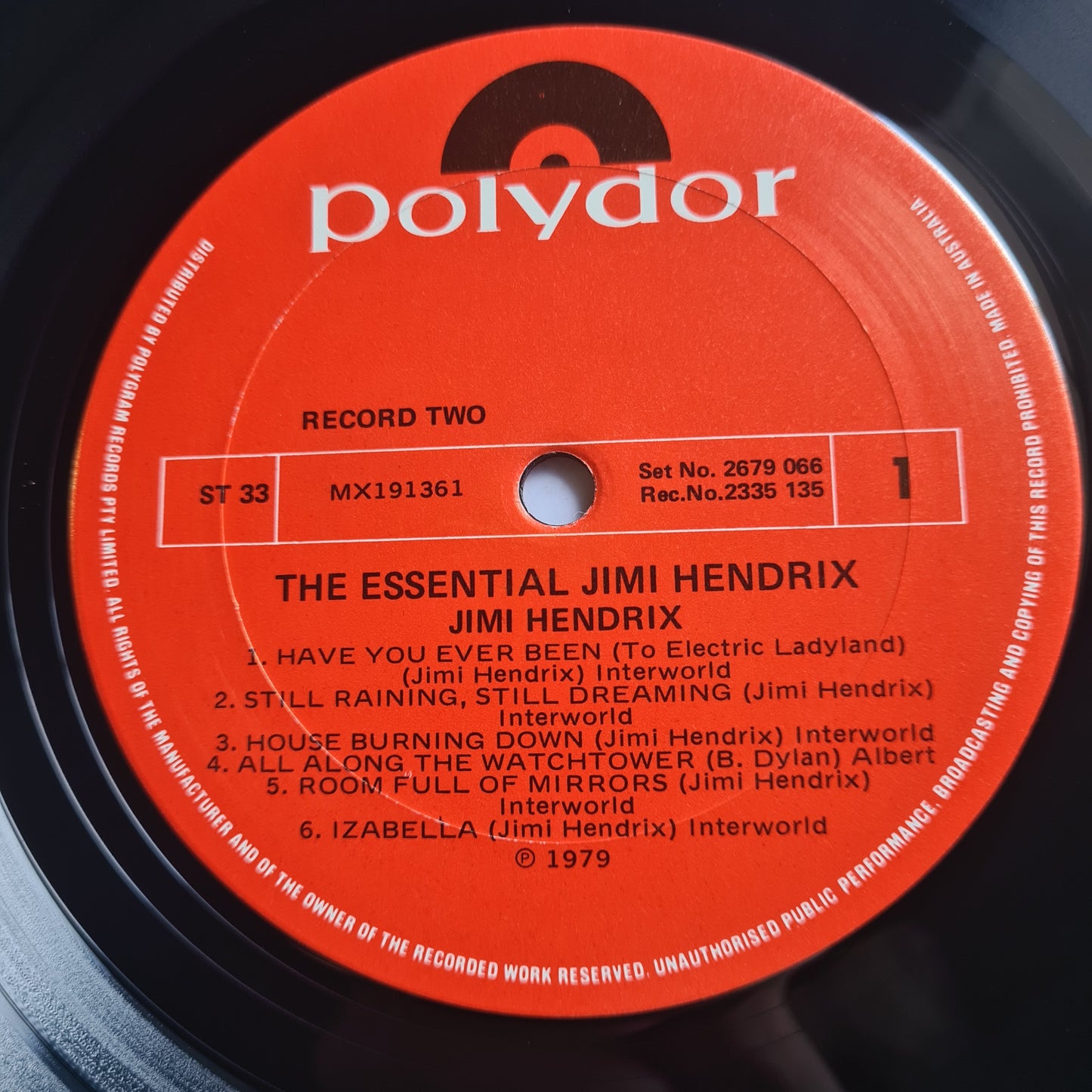 Jimi Hendrix – The Essential Jimi Hendrix - 1979 - Vinyl Record 2LP - Sound Hound Records